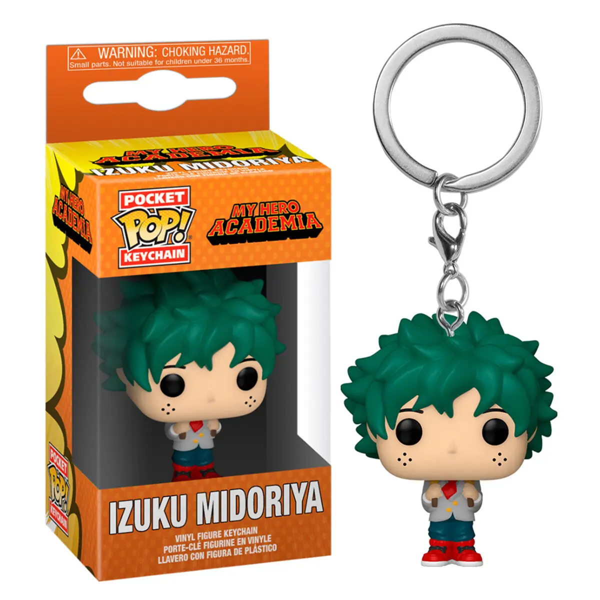 My Hero Academia Pocket POP! Vinyl Schlüsselanhänger Deku in School Uniform 4 cm Produktfoto