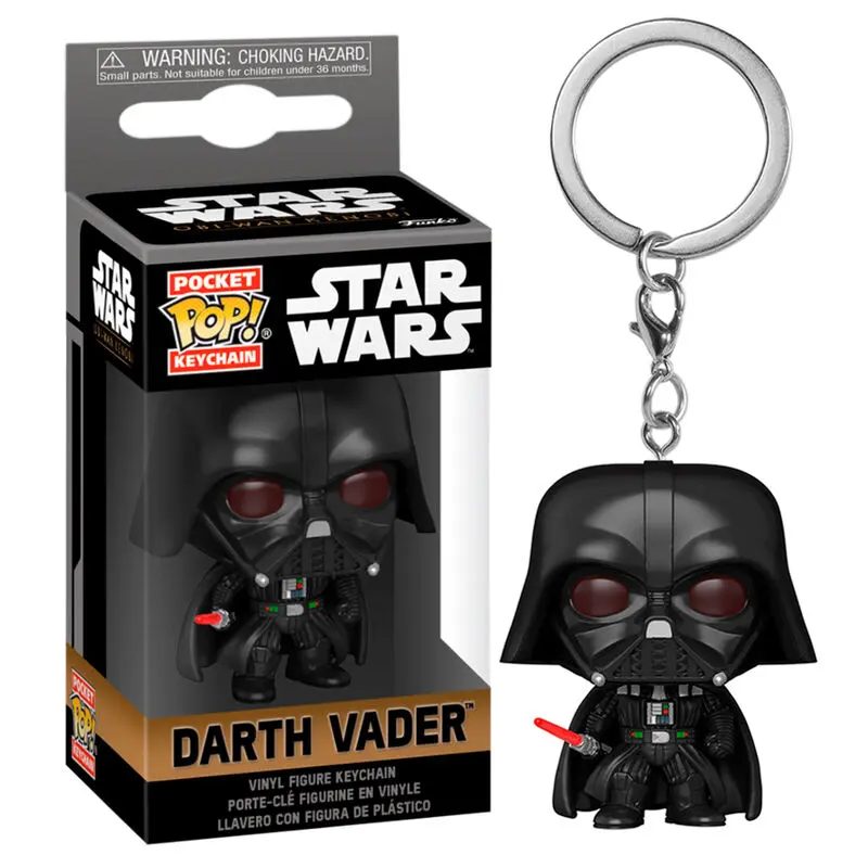 Pocket POP Schlüsselanhänger Star Wars Obi-Wan Darth Vader Produktfoto