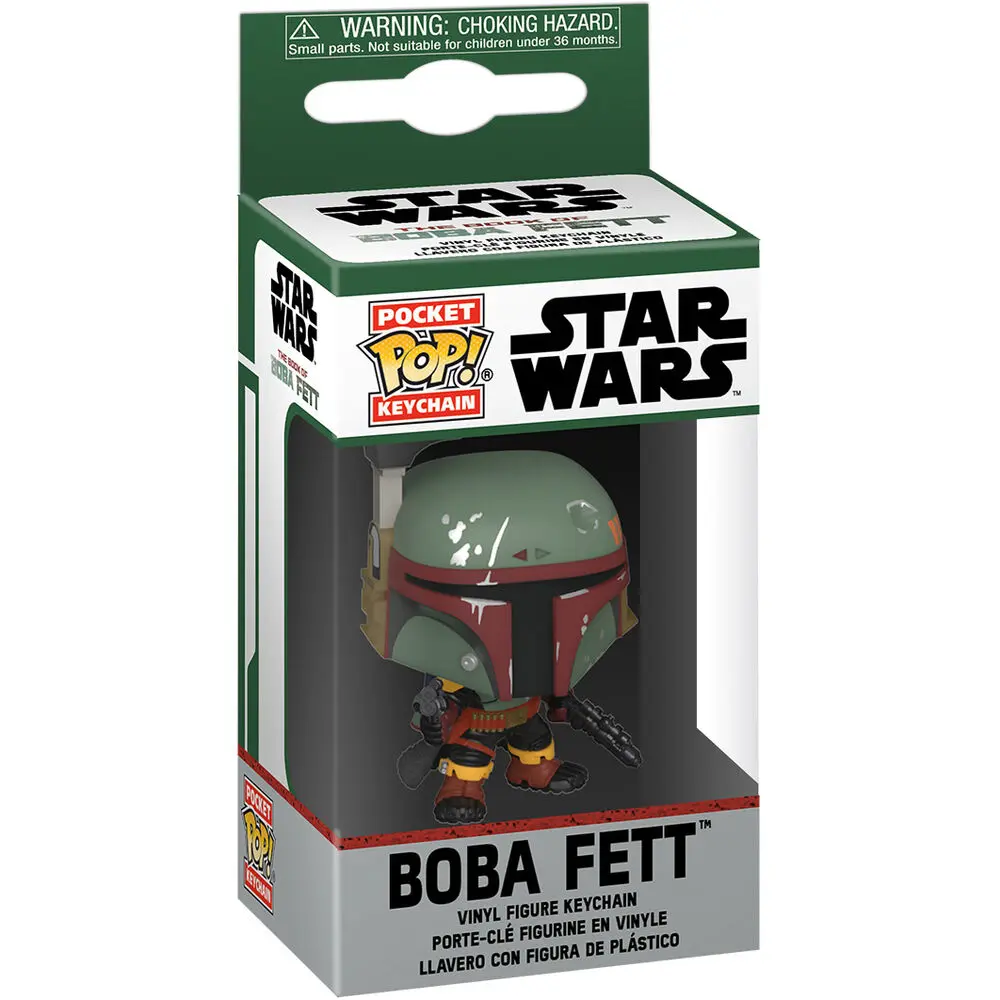 Star Wars The Book of Boba Fett Pocket POP! Vinyl Schlüsselanhänger 4 cm Boba Fett Display (12) termékfotó