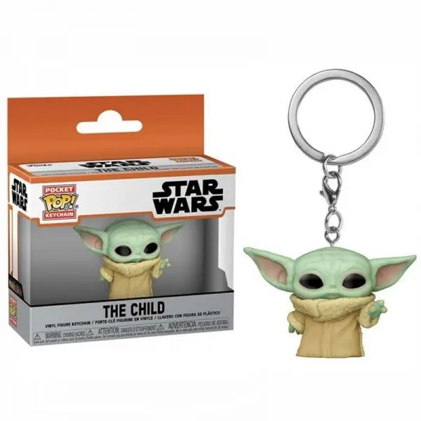 Pocket POP Schlüsselanhänger Star Wars The Mandalorian Yoda The Child termékfotó