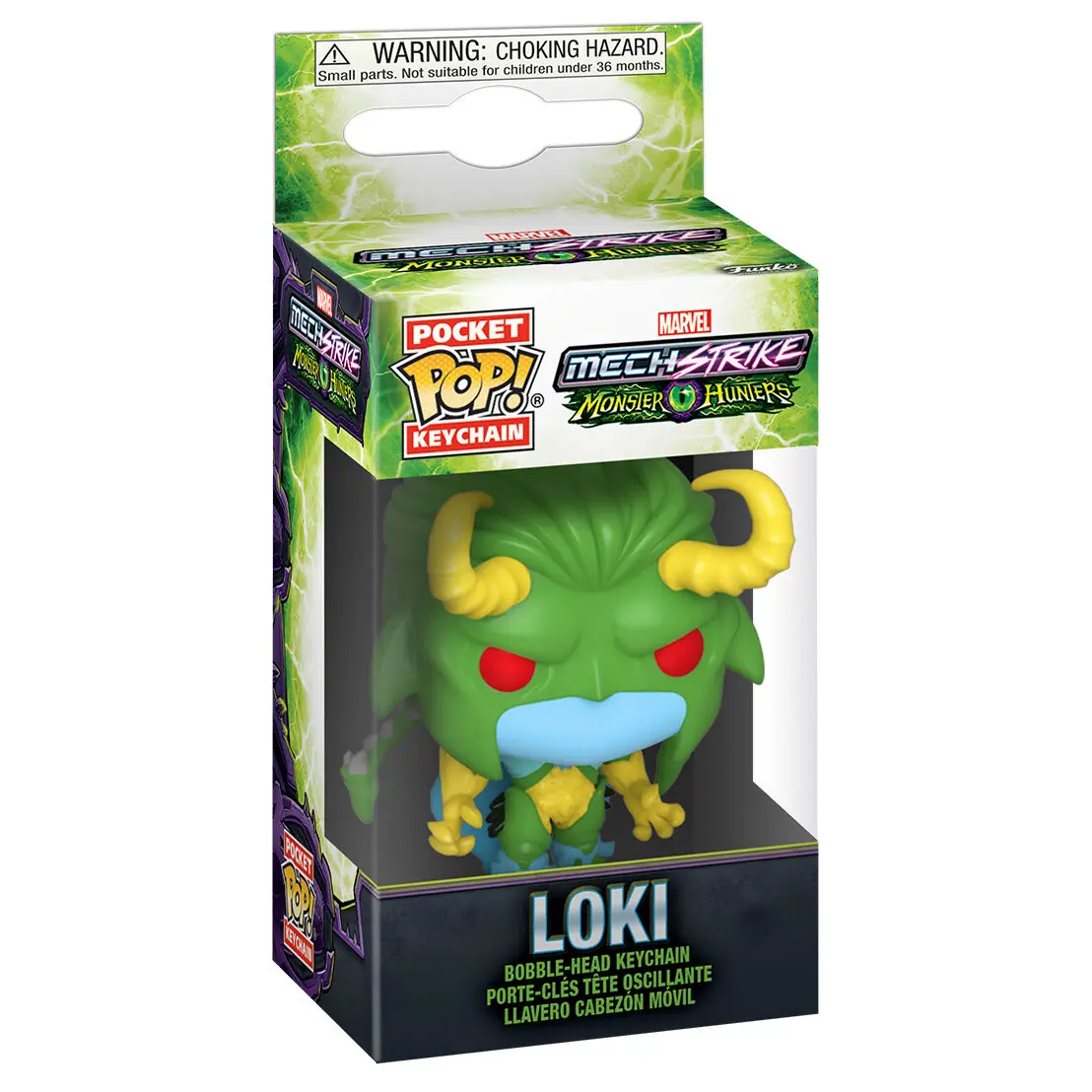 Pocket POP Schlüsselanhänger Marvel Monster Hunters Loki termékfotó