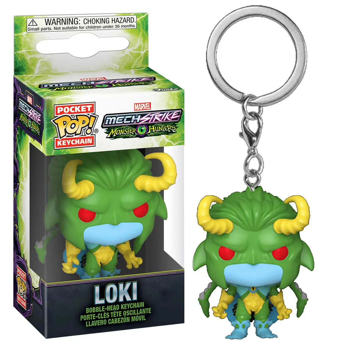 Pocket POP Schlüsselanhänger Marvel Monster Hunters Loki termékfotó