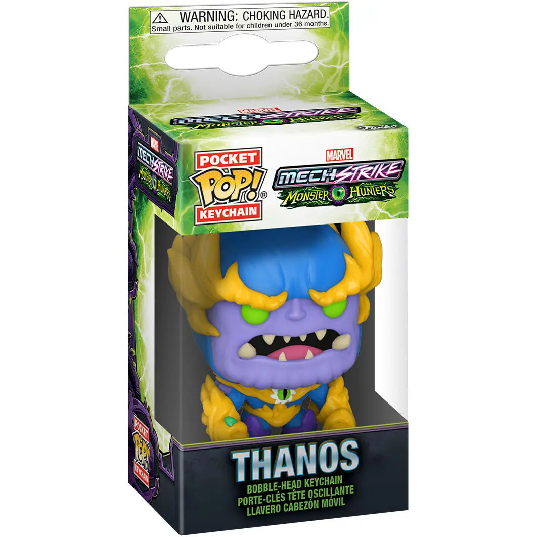 Pocket POP Schlüsselanhänger Marvel Monster Hunters Thanos termékfotó