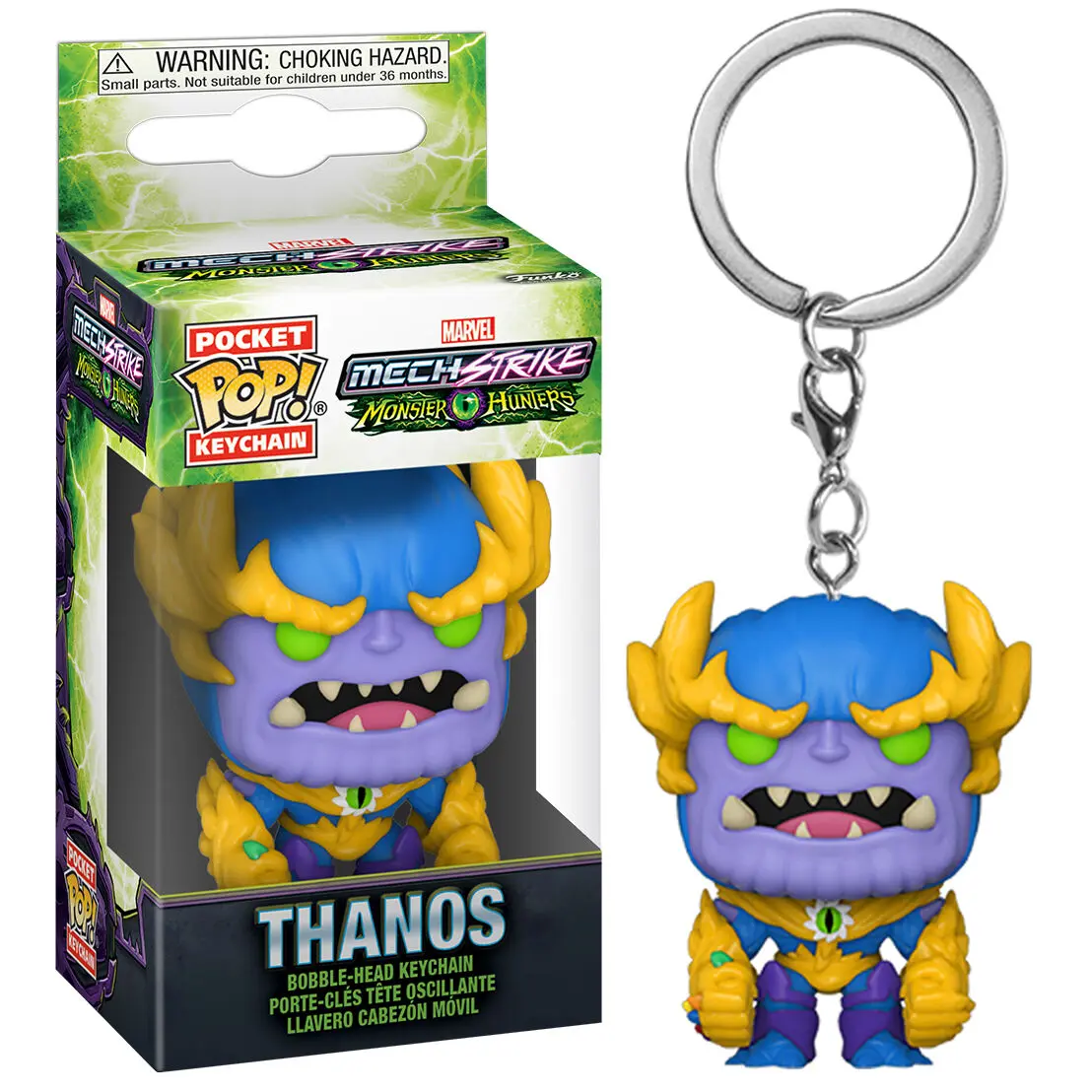 Pocket POP Schlüsselanhänger Marvel Monster Hunters Thanos termékfotó