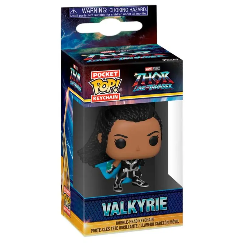 Pocket POP Schlüsselanhänger Marvel hor Love and Thunder Valkyrie termékfotó