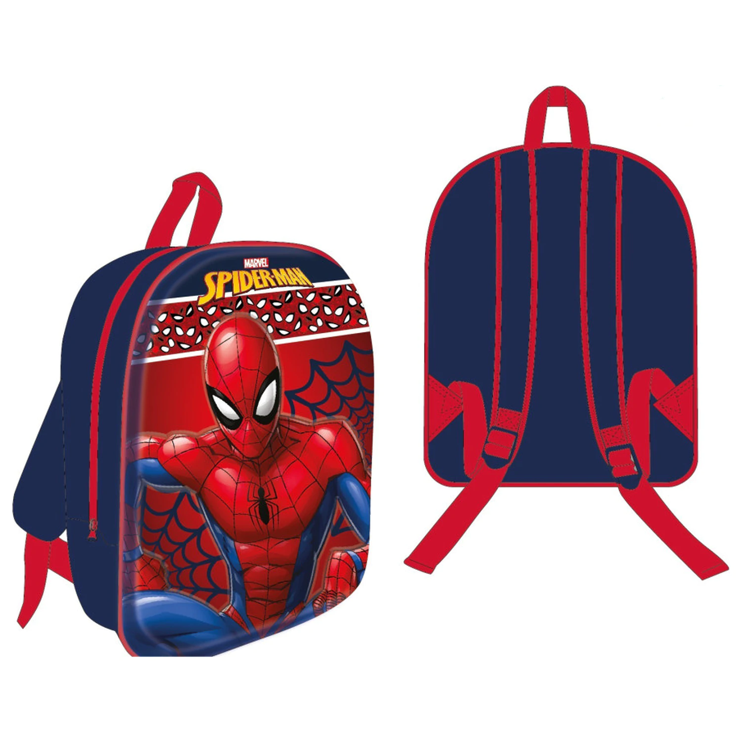 Spider-Man Action 3D Rucksack, Tasche 30 cm Produktfoto