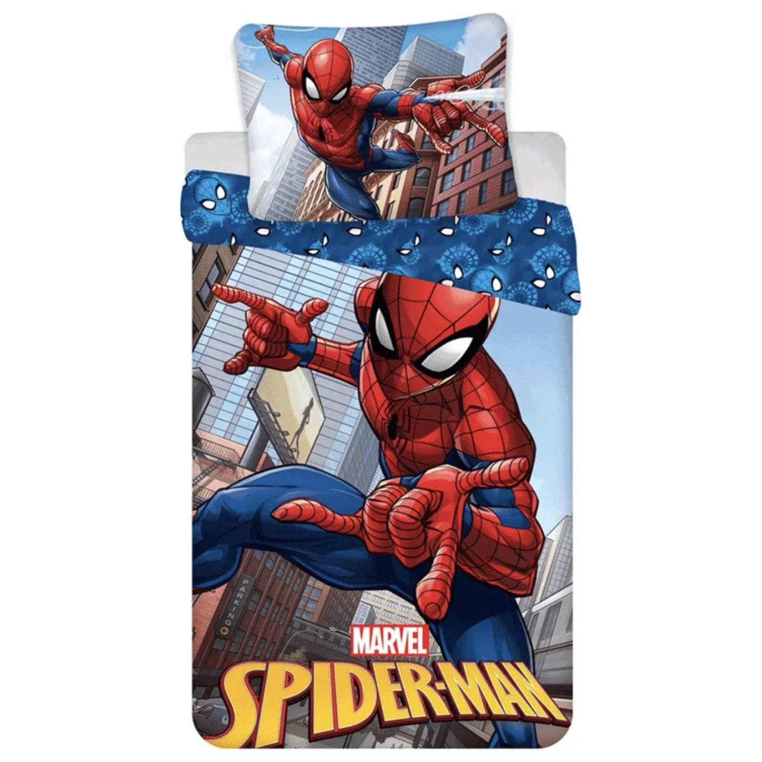 Spider-Man Blue Kinder-, Vorschul-Bettbezug Produktfoto