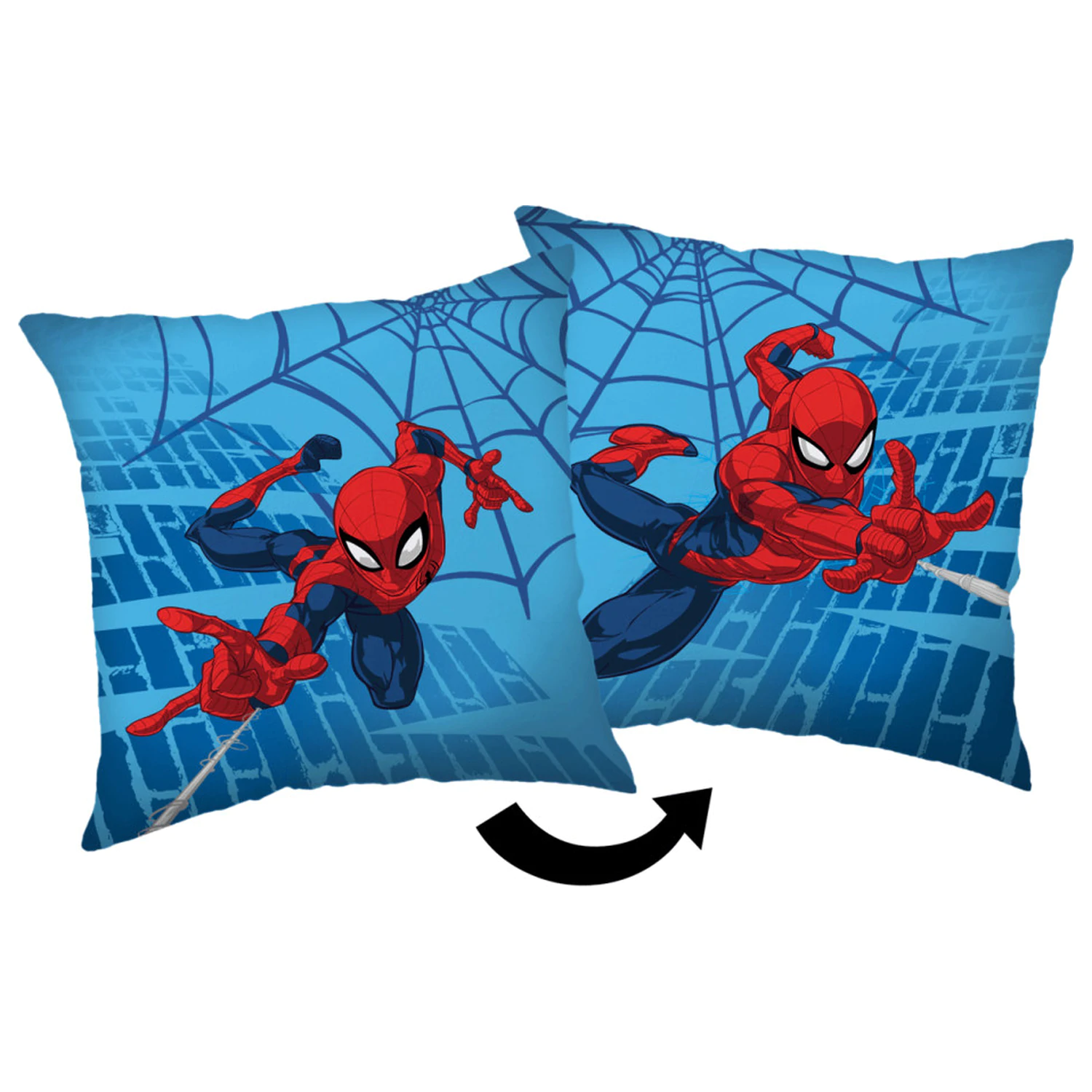 Spider-Man Blau Kissenbezug Produktfoto