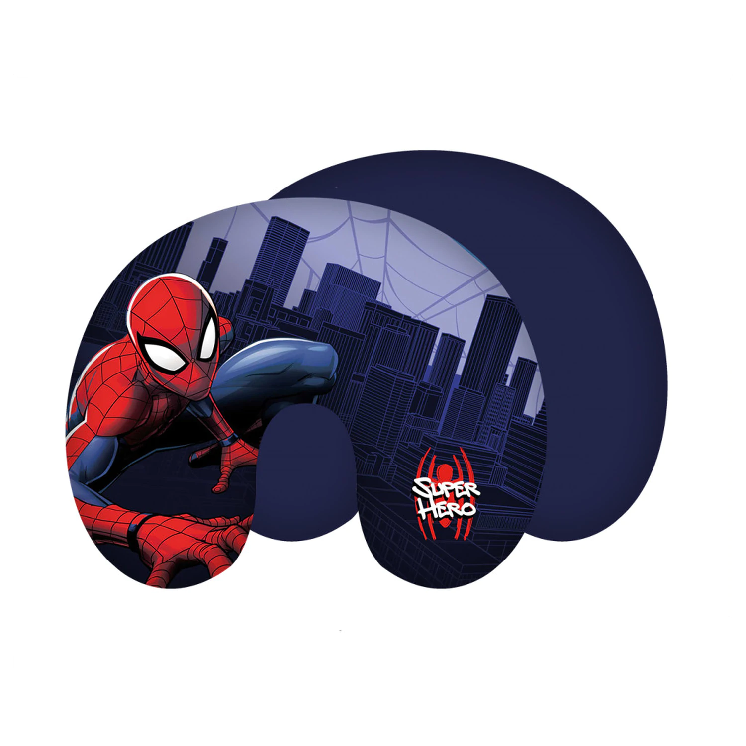 Spider-Man City Blue Reisekissen, Nackenkissen Produktfoto