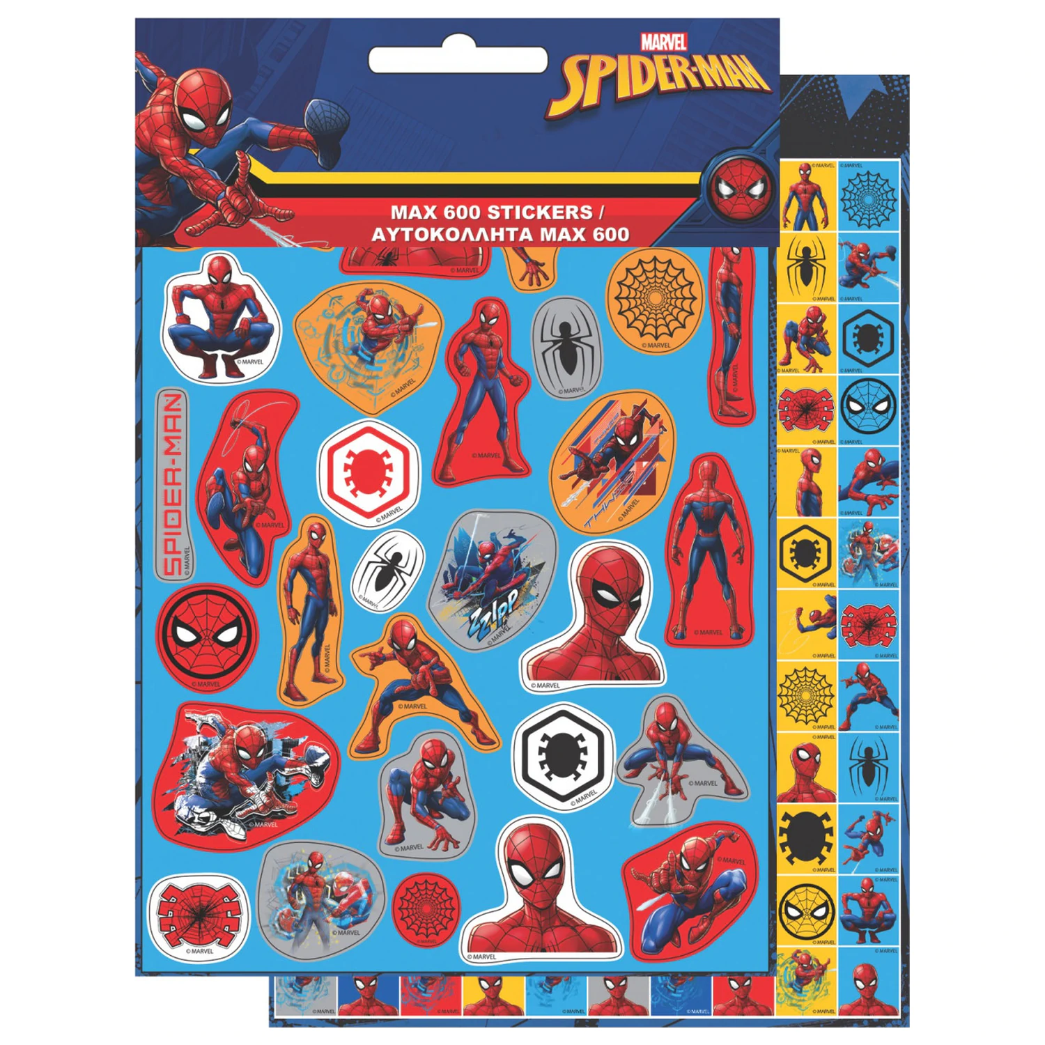 Spider-Man Dark 600-teiliges Sticker-Set Produktfoto