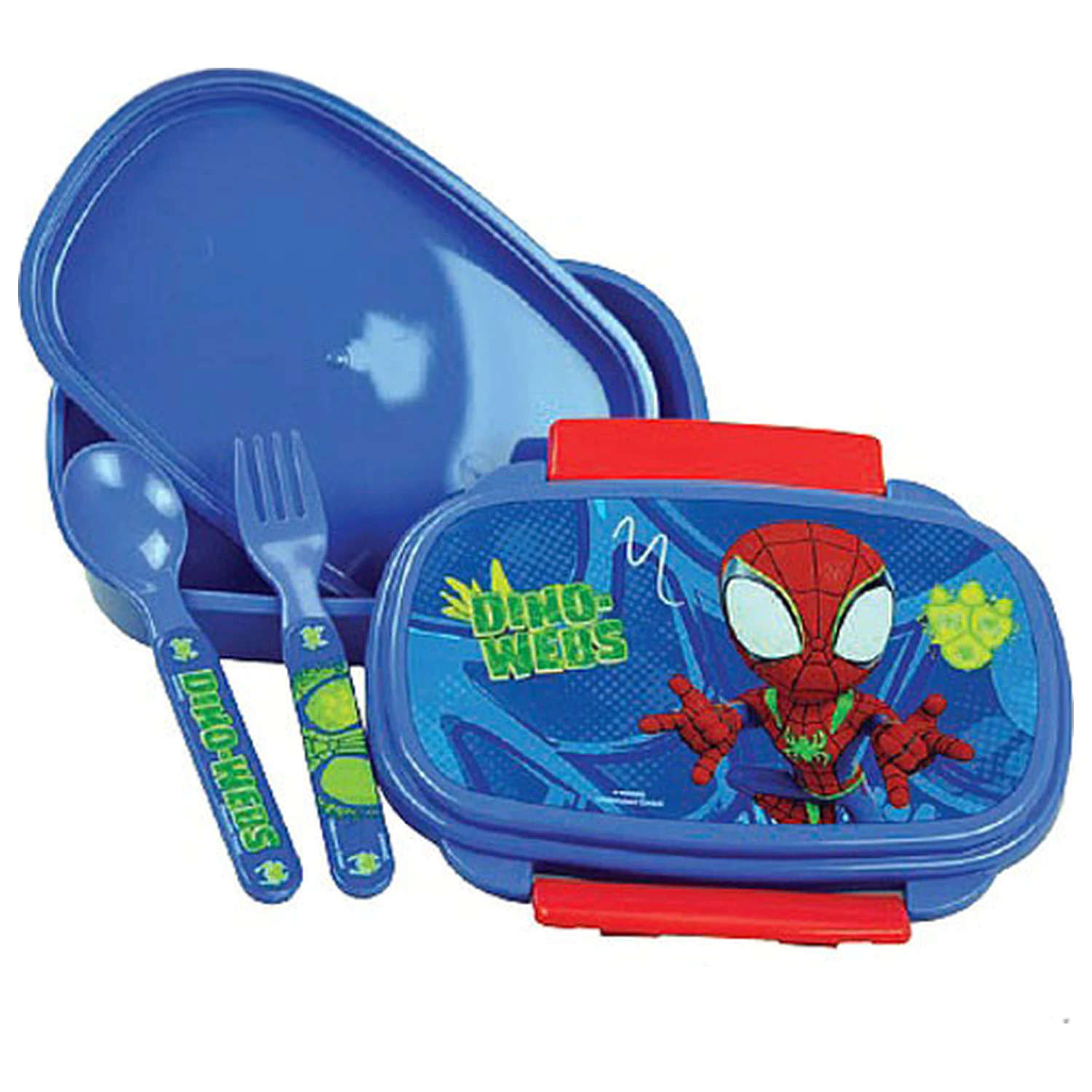 Spider-Man Dino-Webs Brotdose + Besteck Set Produktfoto