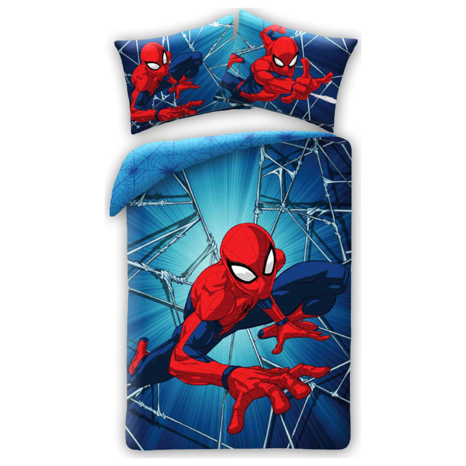 Spider-Man Dynamic Kleinkind Bettwäsche-Set 100x140 cm, 40x45 cm Produktfoto