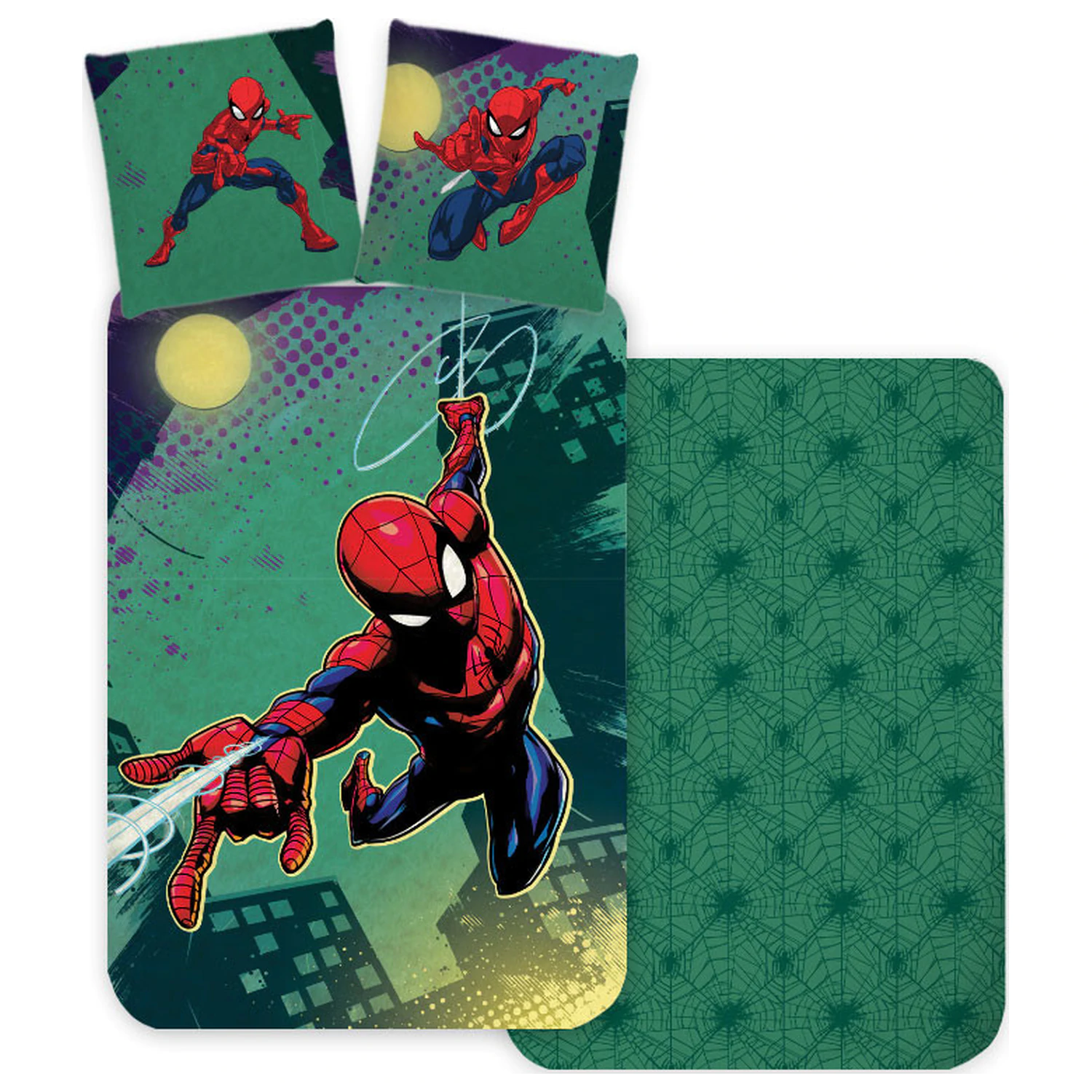 Spider-Man Emerald Bettbezug Produktfoto
