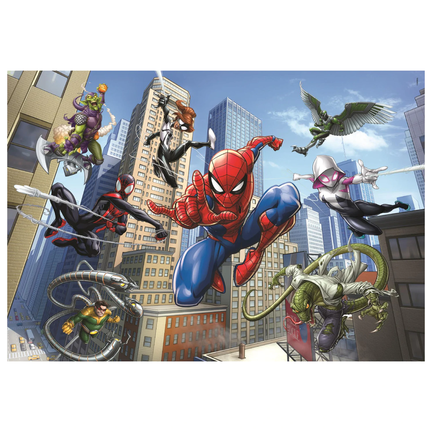 Spider-Man Enemy 104-teiliges Puzzle Produktfoto