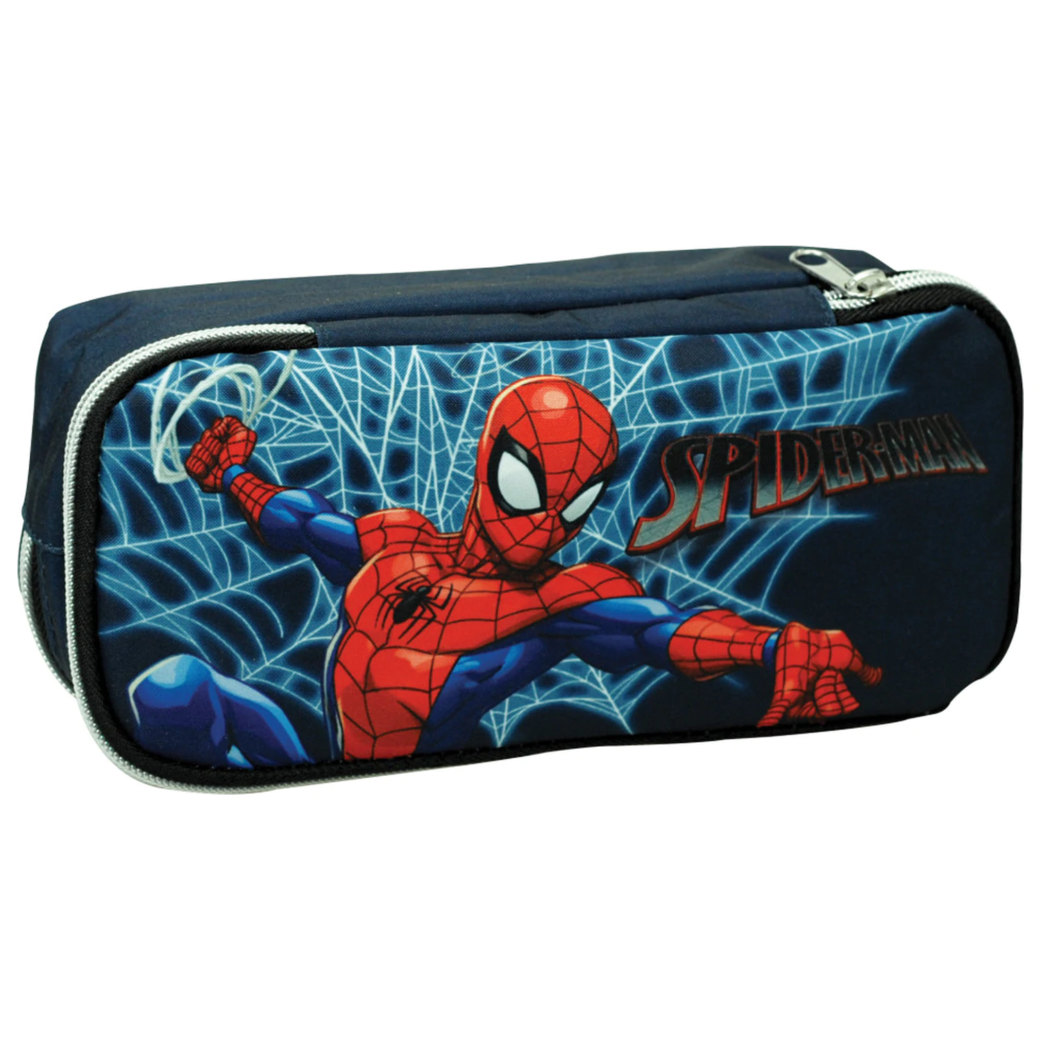 Spider-Man Rahmen 2 Fächer Federmäppchen 26 cm Produktfoto