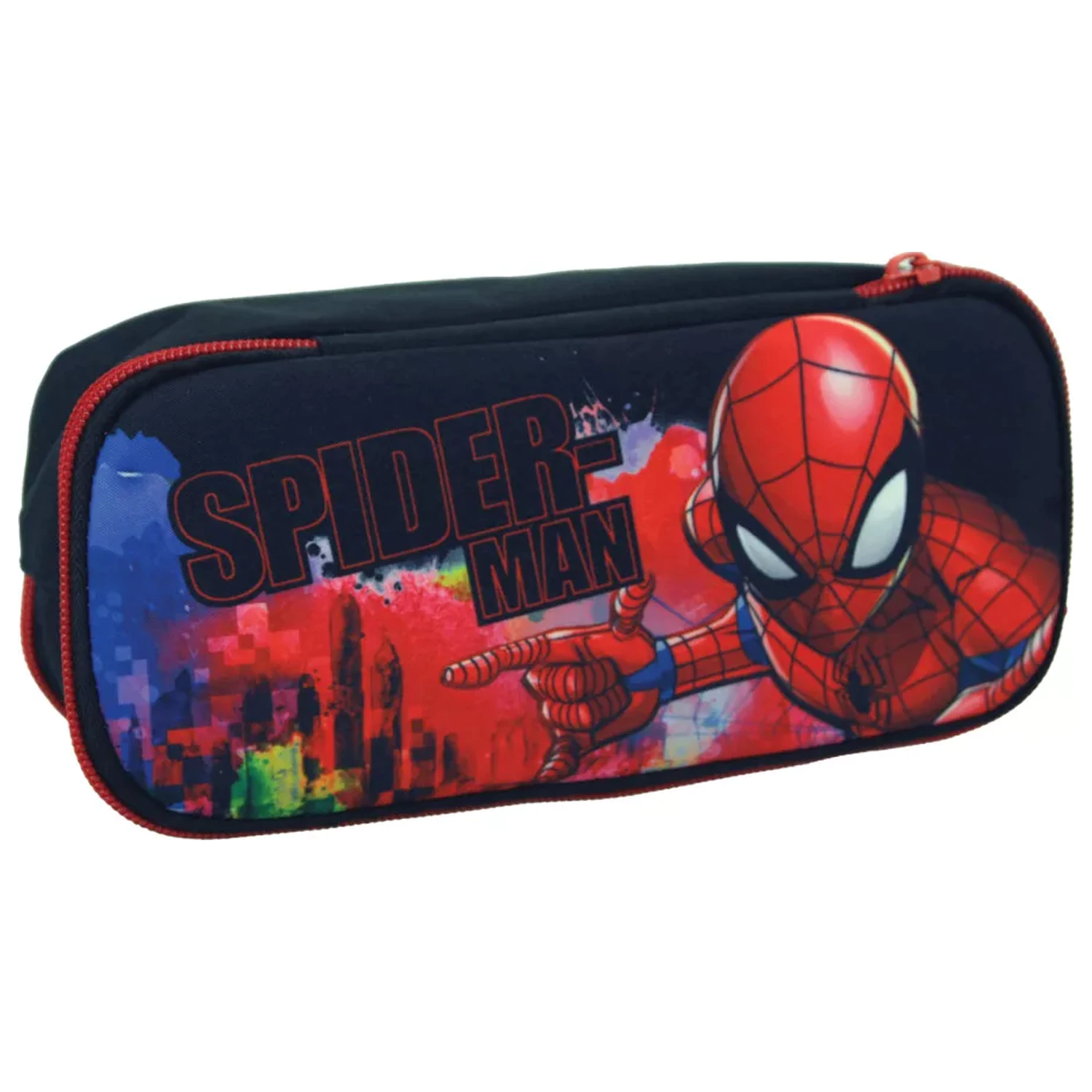 Spider-Man Global 2 Fächer Federmäppchen 26 cm Produktfoto