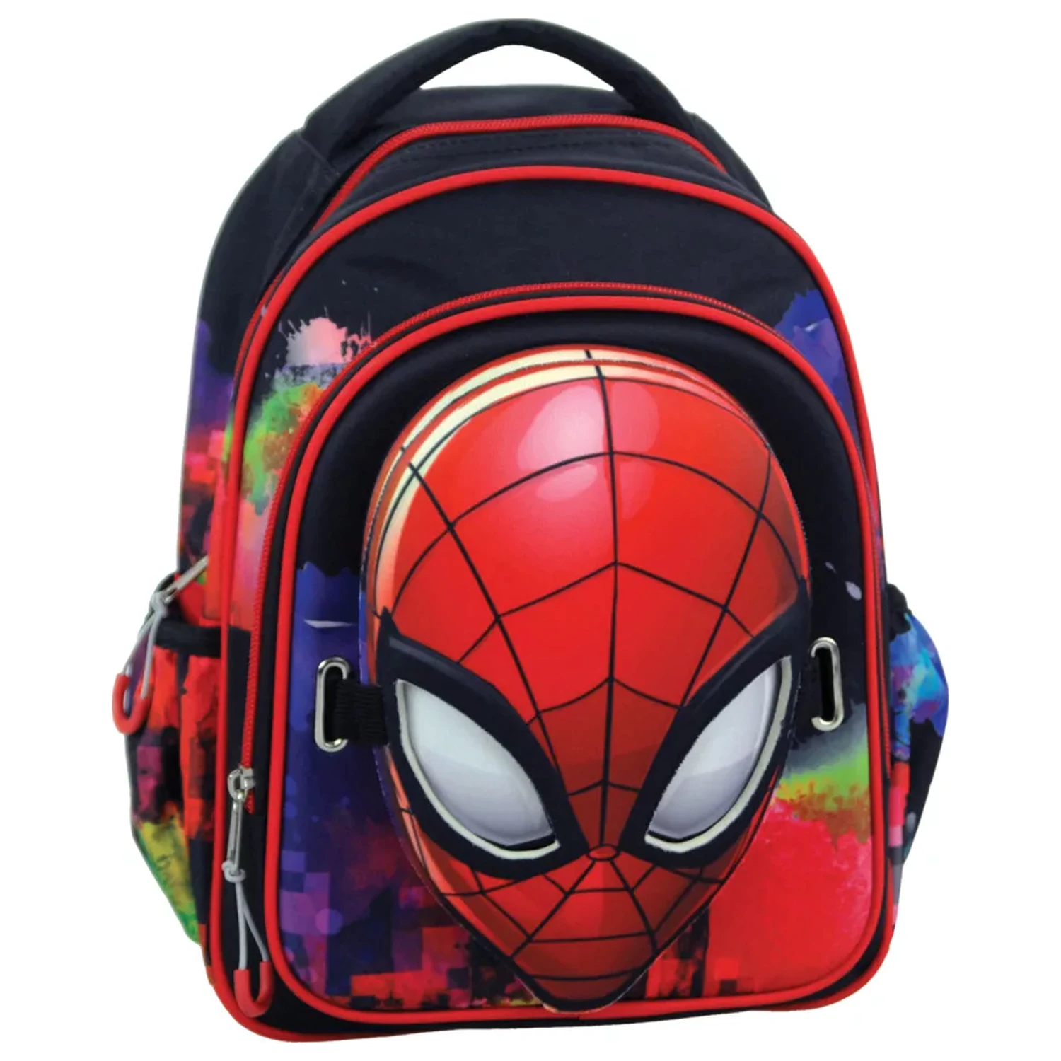 Spider-Man Global Rucksack, Tasche 31 cm mit Maske Produktfoto
