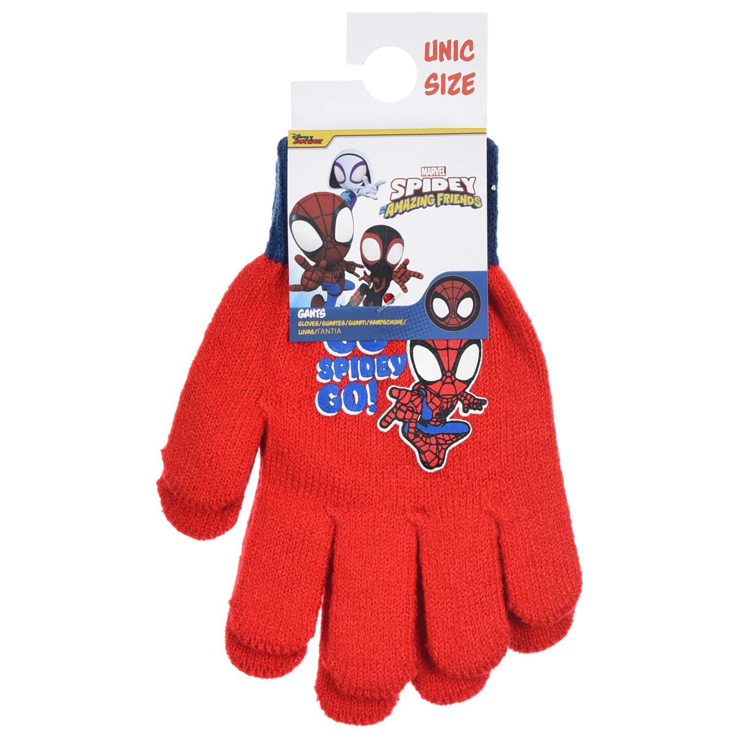 Spider-Man Go Spidey Rote Kinderhandschuhe Produktfoto
