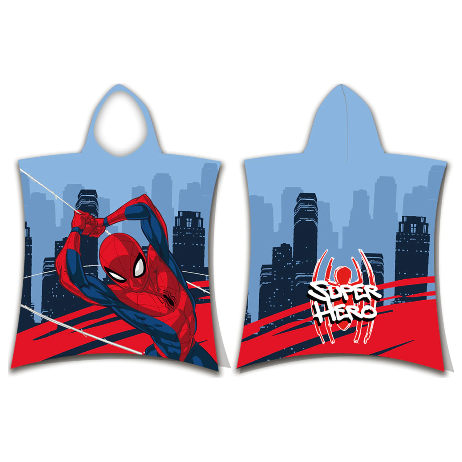 Spider-Man Hero Strandtuch Poncho Produktfoto
