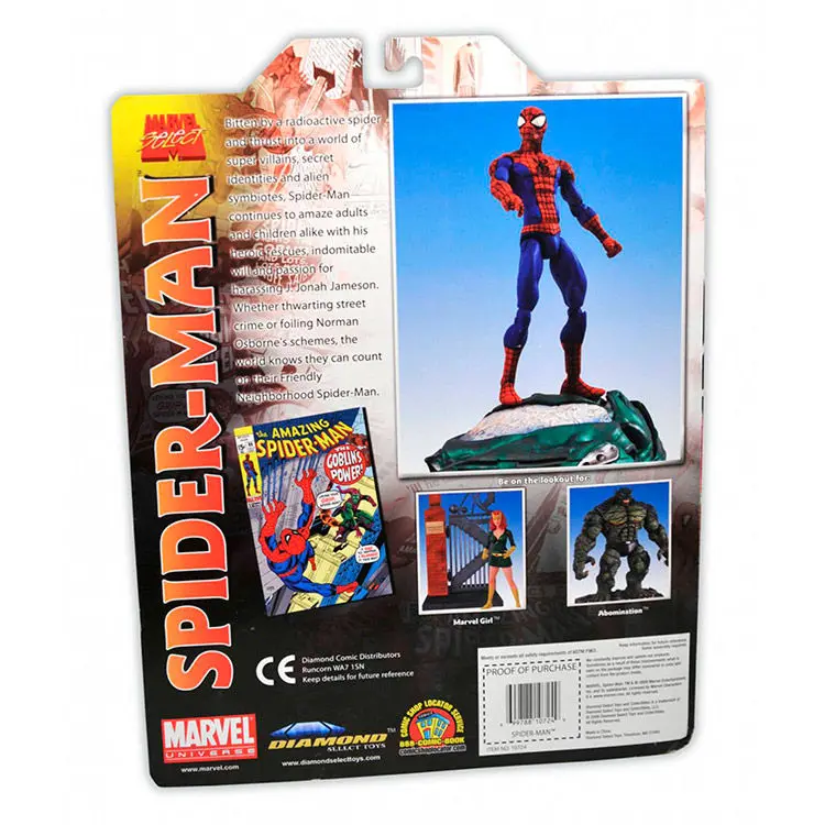 Marvel Select Action Figur Classic Spider-Man 18 cm termékfotó