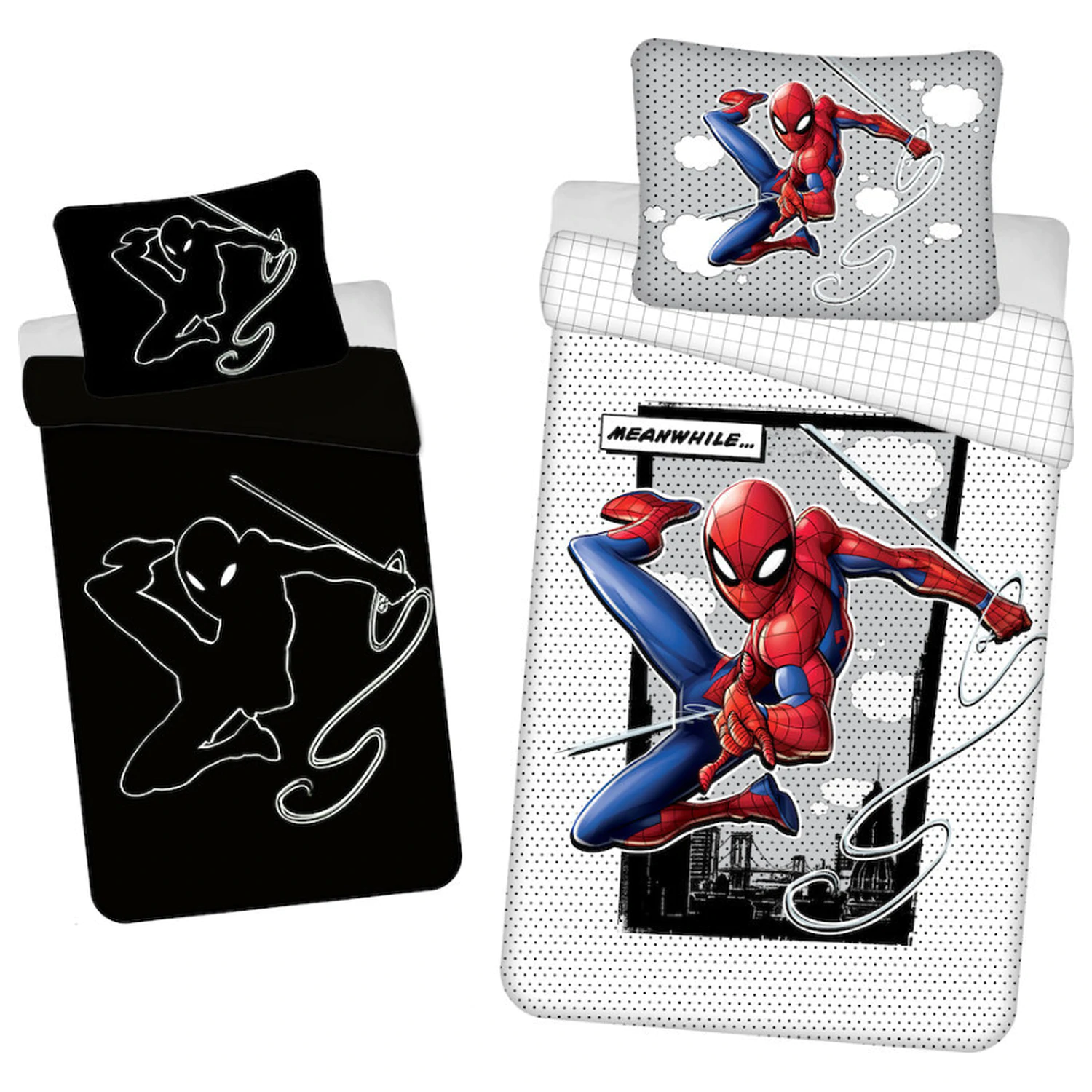 Spider-Man Meanwhile Leuchten im Dunkeln Bettbezug Produktfoto