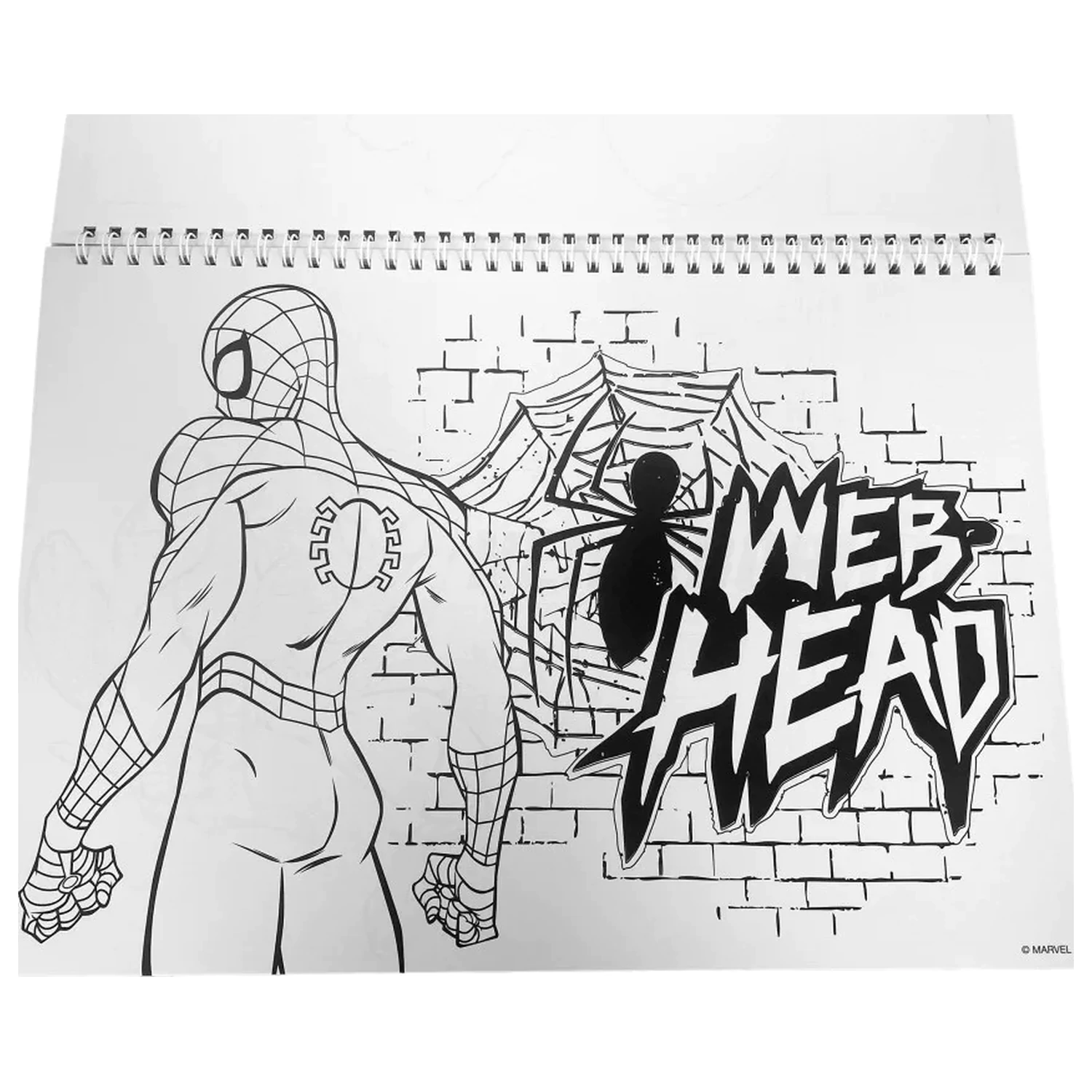 Spider-Man Miles Morales A4 Spiral-Skizzenbuch 40 Blätter mit Stickern Produktfoto