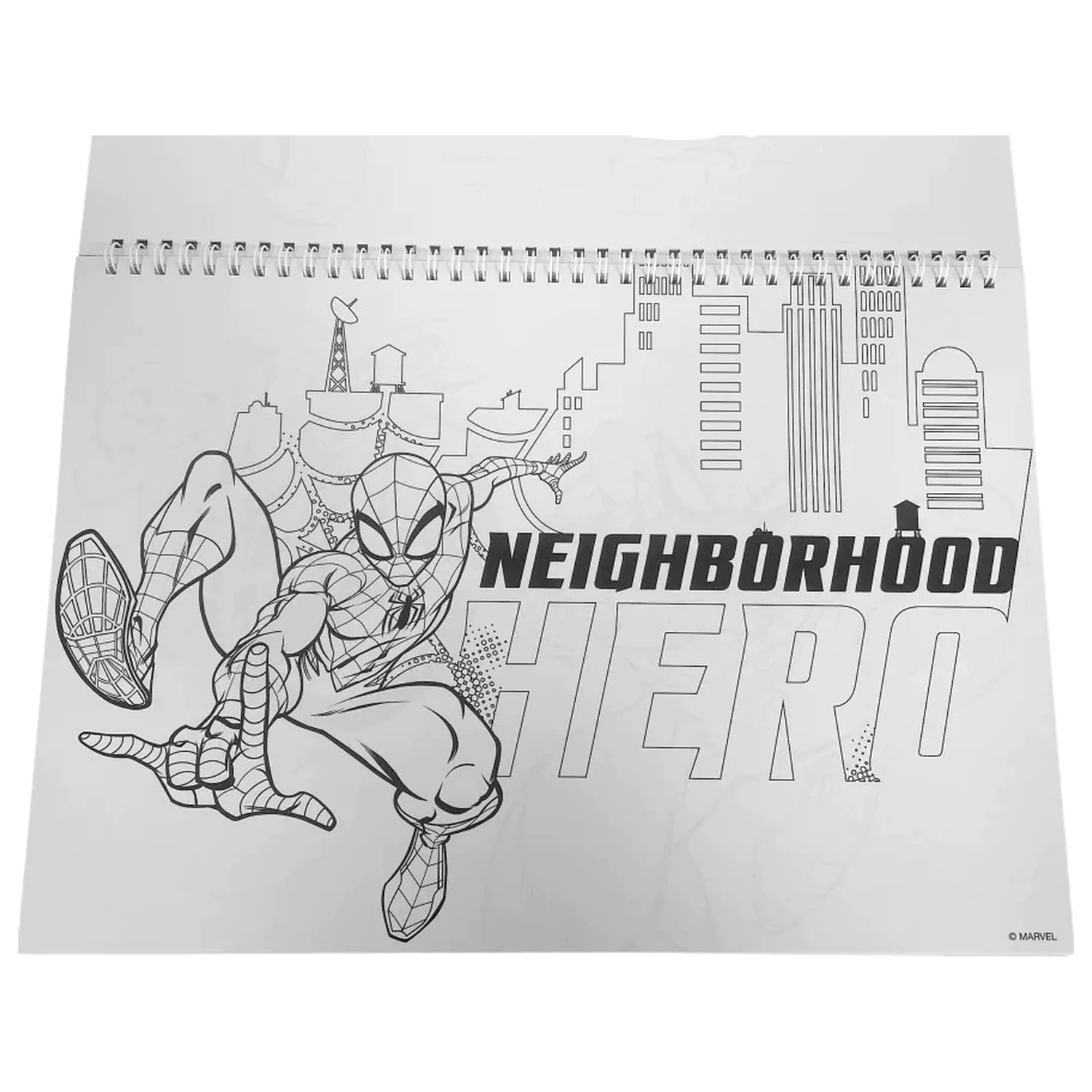 Spider-Man Miles Morales A4 Spiral-Skizzenbuch 40 Blätter mit Stickern Produktfoto