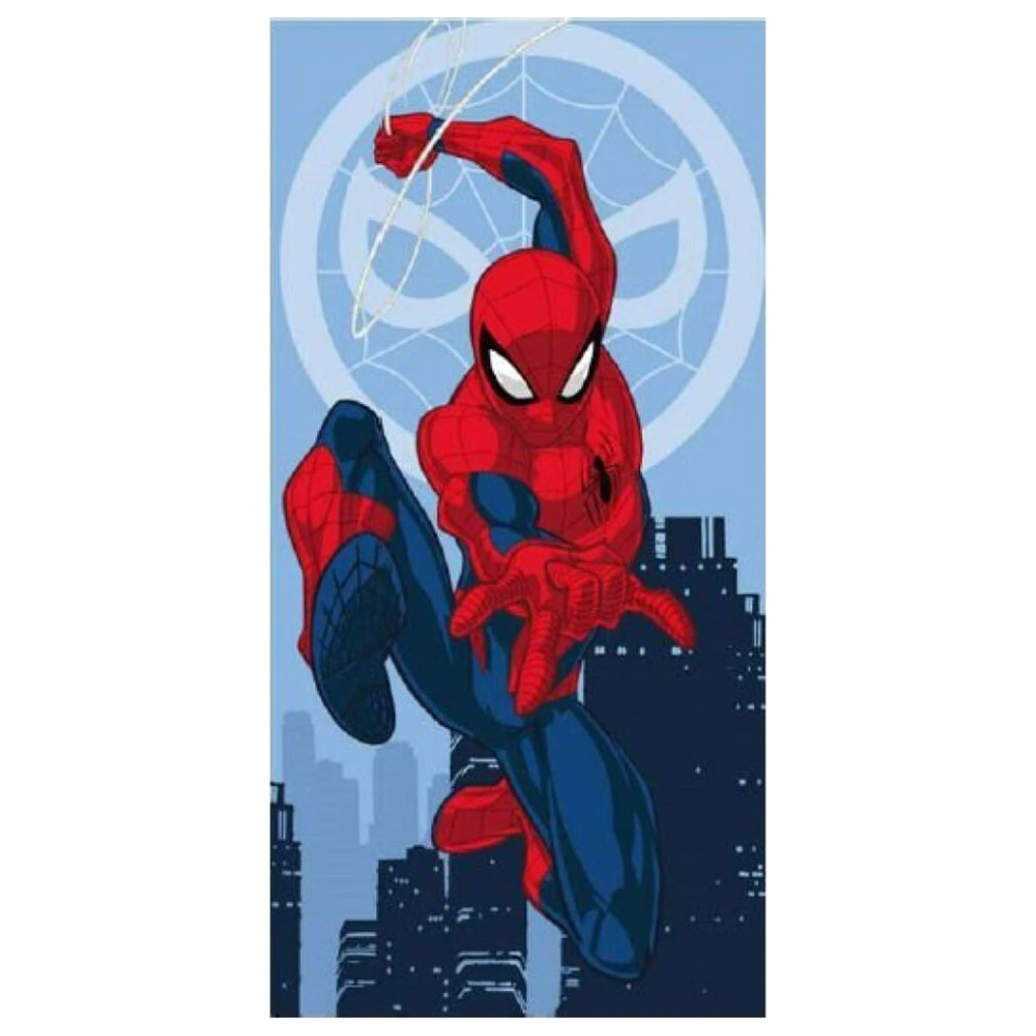 Spider-Man Over the City Handtuch Produktfoto