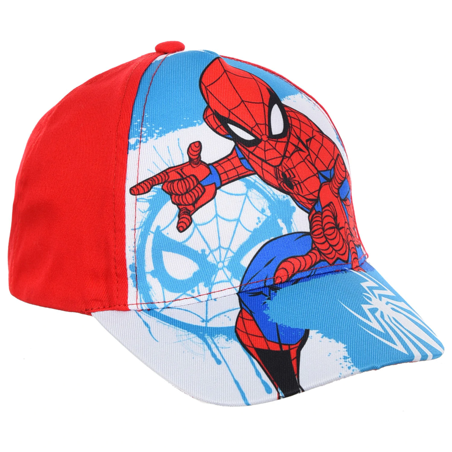 Spider-Man Bemalte Rote Kinder Baseballkappe 54 cm Produktfoto