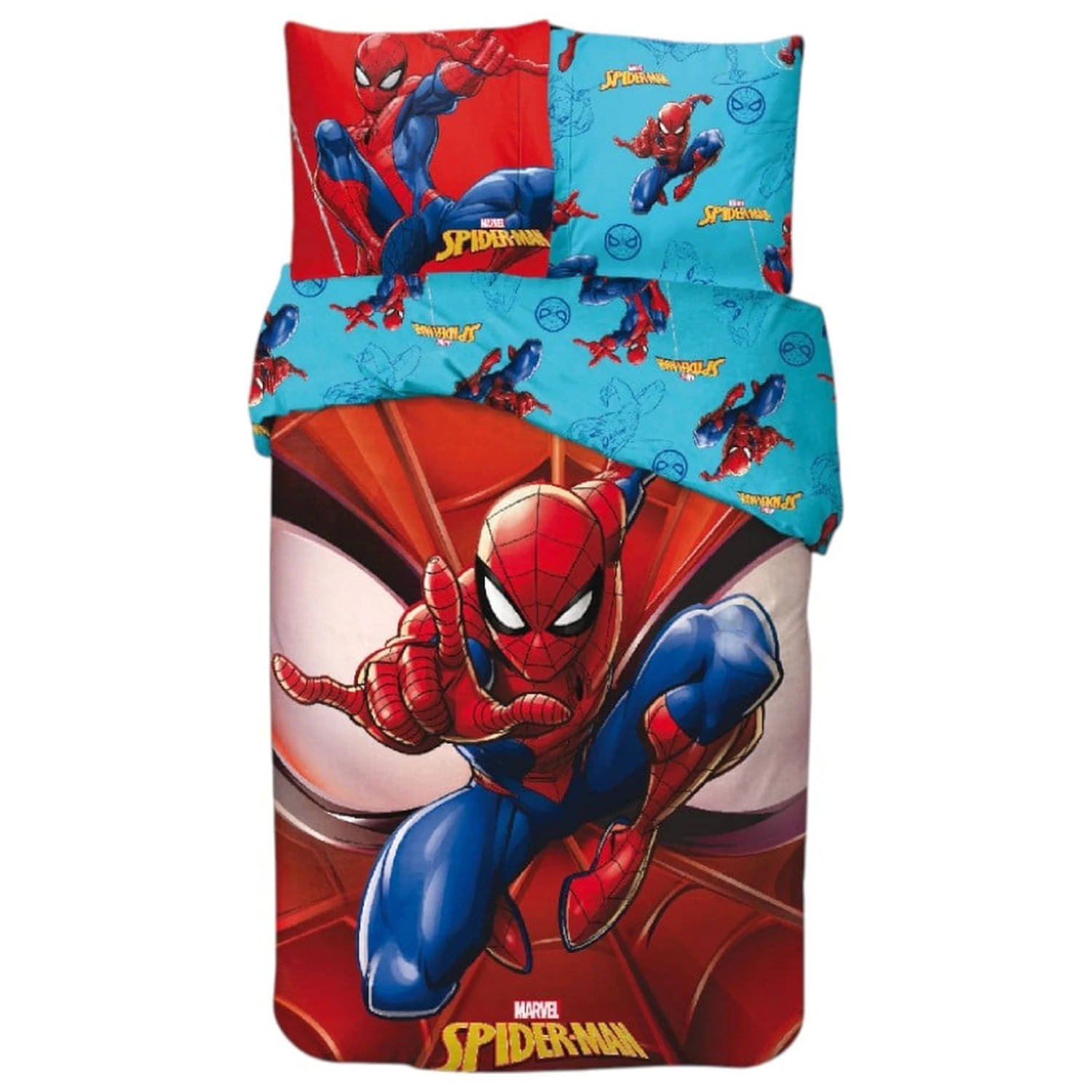 Spider-Man Red Alert Bettbezug Produktfoto