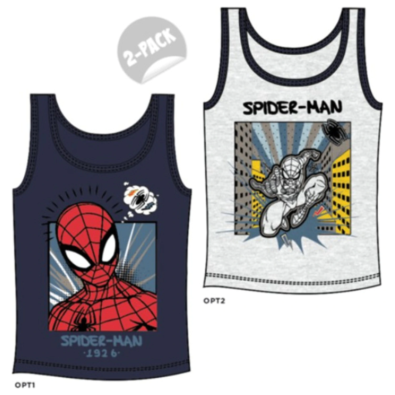 Spider-Man Savior Kinder Tanktop 2-teiliges Set 5-6 Jahre / 110-116 cm Produktfoto
