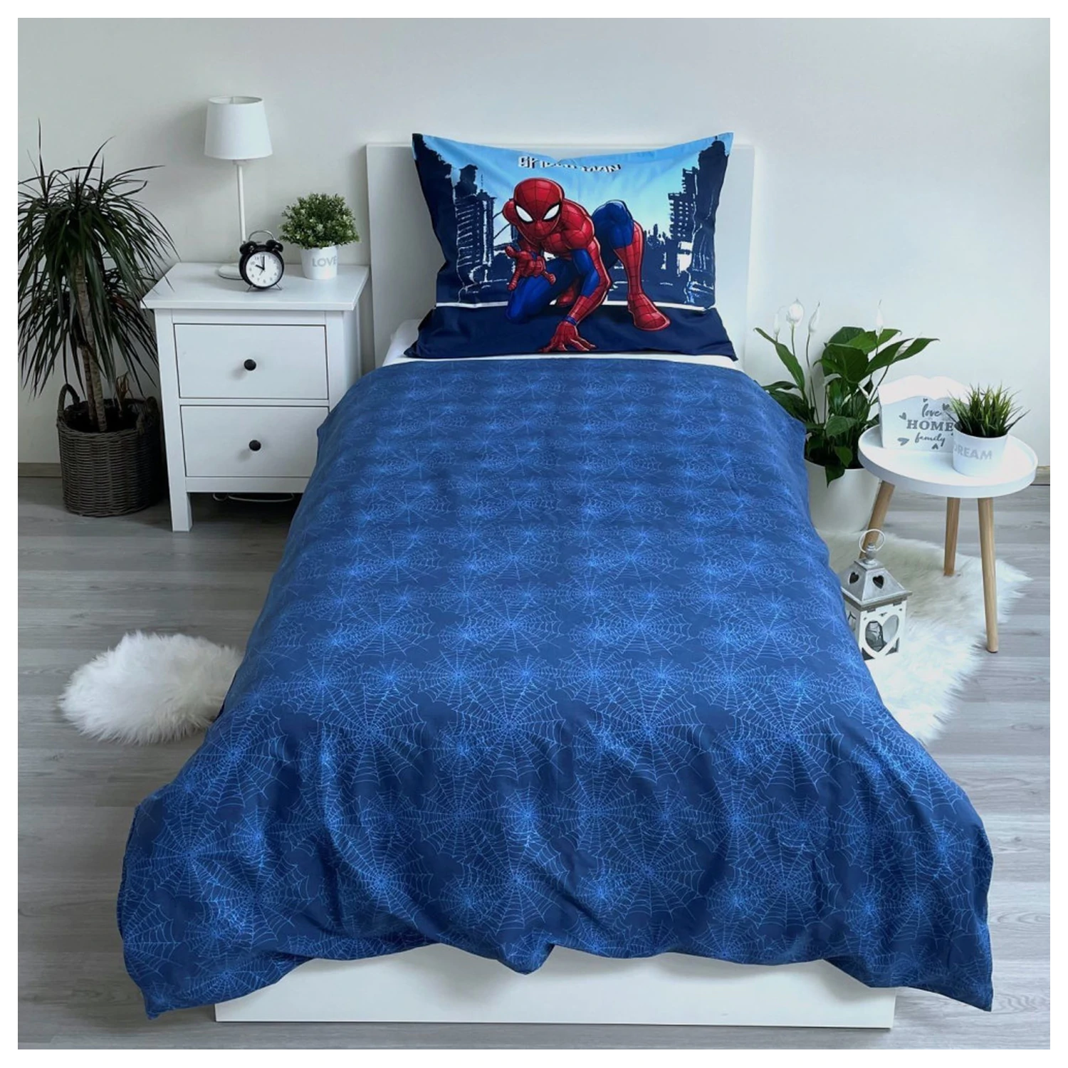 Spider-Man Skyline Bettbezug Produktfoto