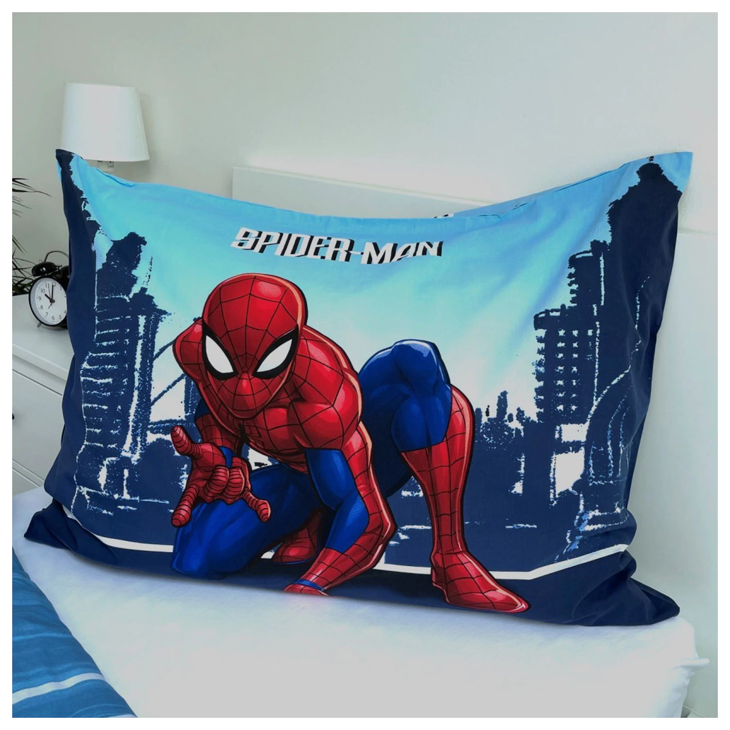 Spider-Man Skyline Bettbezug Produktfoto