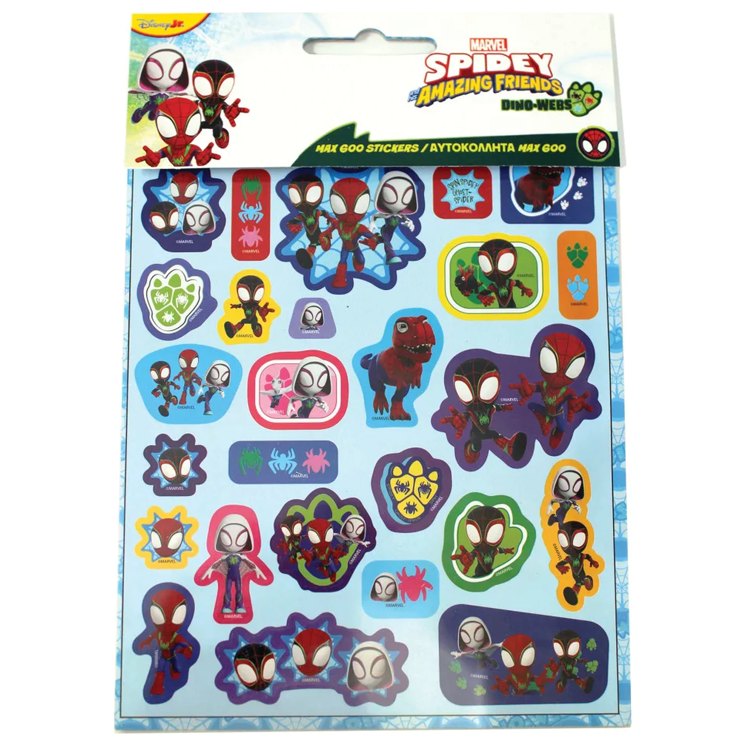 Spider-Man Spidey Dino-Webs 600-teiliges Sticker-Set Produktfoto