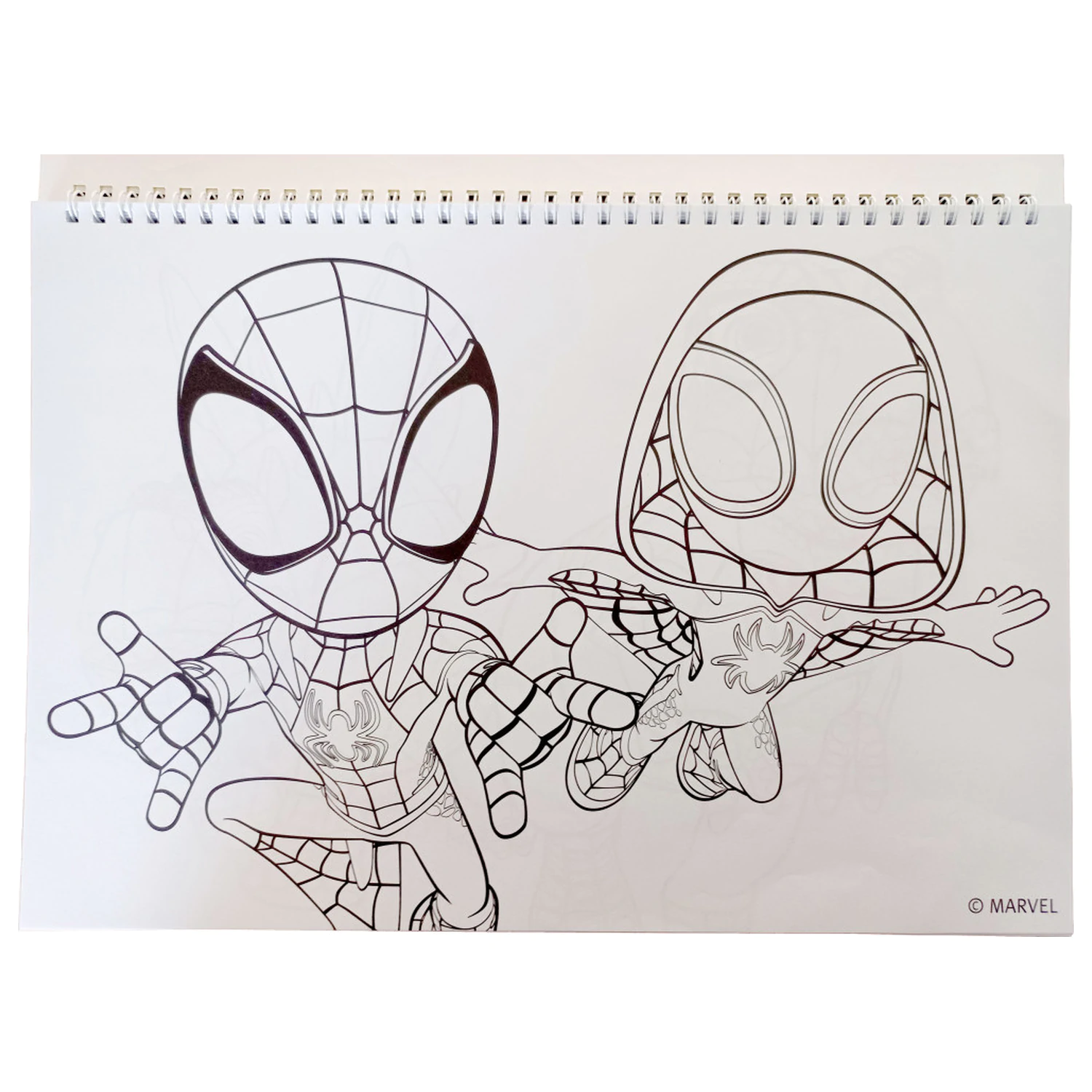Spider-Man Spidey Dino-Webs A4 Spiral Skizzenbuch 40 Seiten mit Aufklebern Produktfoto