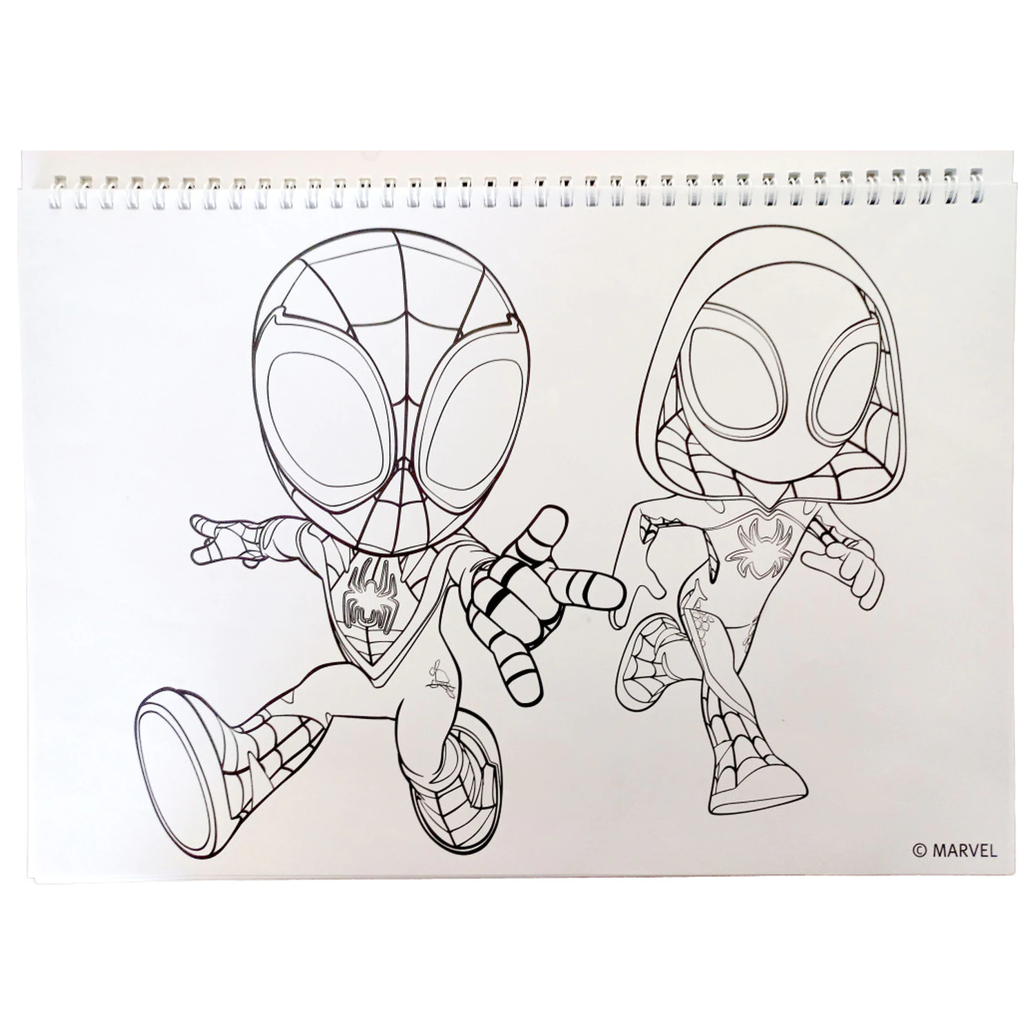 Spider-Man Spidey Dino-Webs A4 Spiral Skizzenbuch 40 Seiten mit Aufklebern Produktfoto