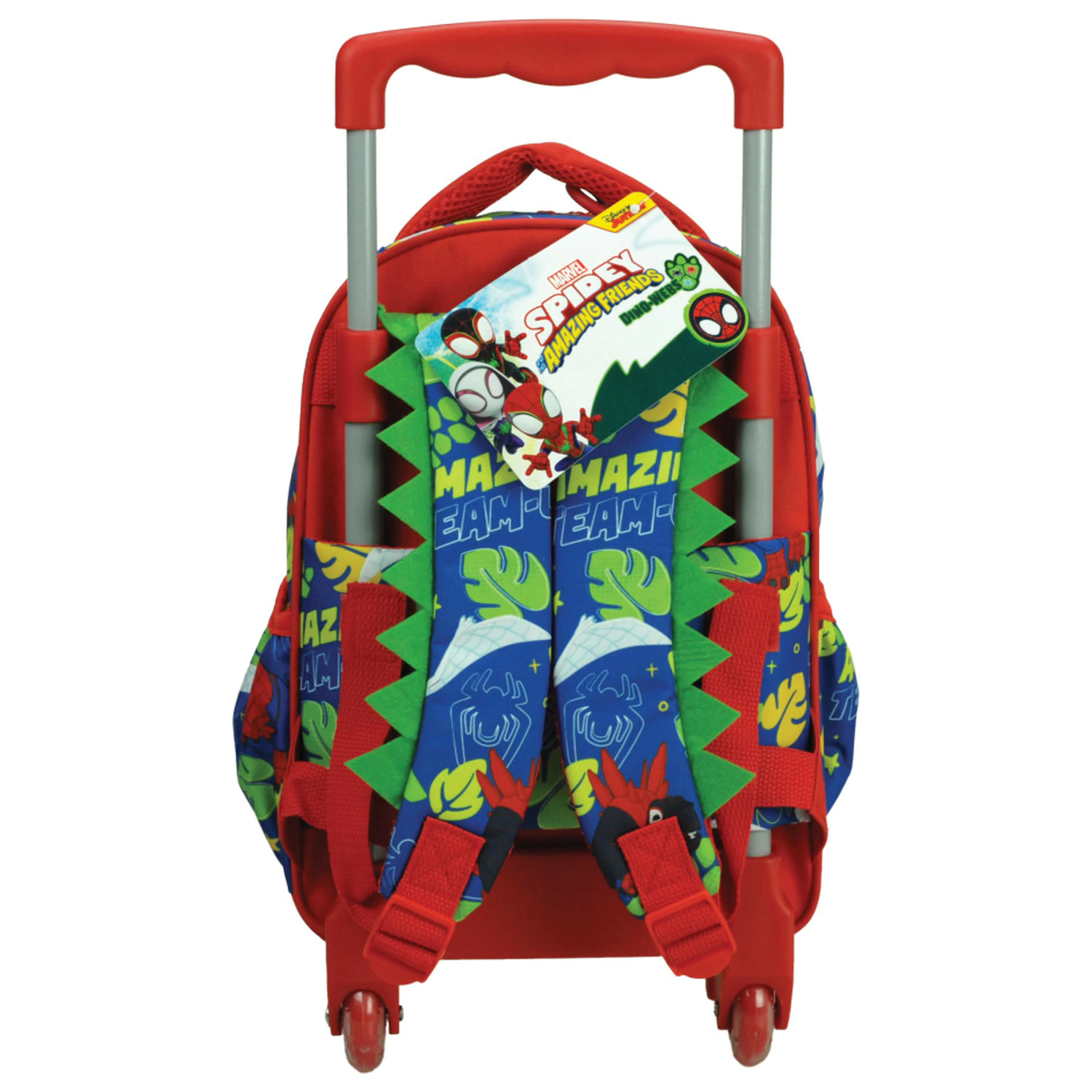 Spider-Man Spidey Dino-Webs Rolling Vorschul-Rucksack, Tasche 30 cm Produktfoto