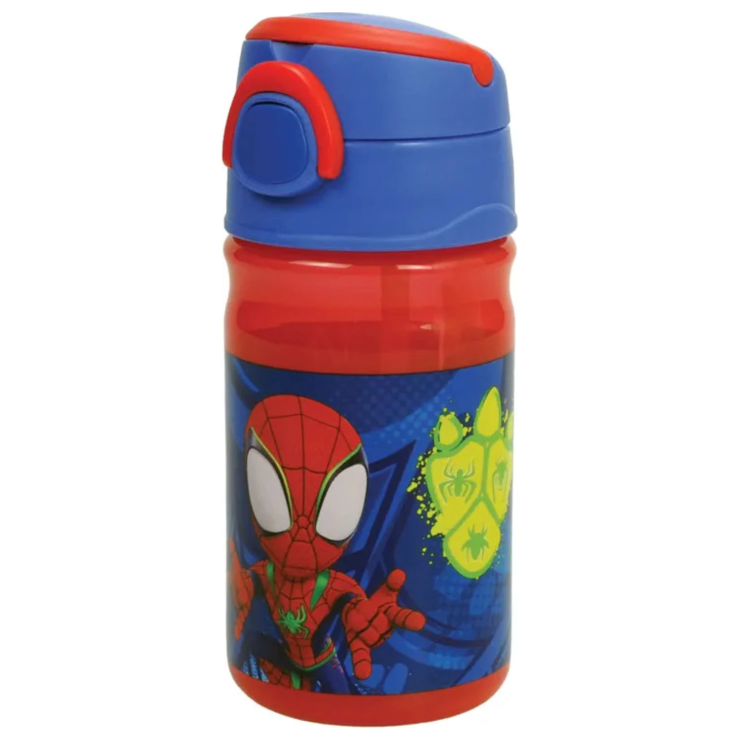 Spider-Man Spidey Dino Webs Plastik Trinkflasche mit Henkel 350 ml Produktfoto
