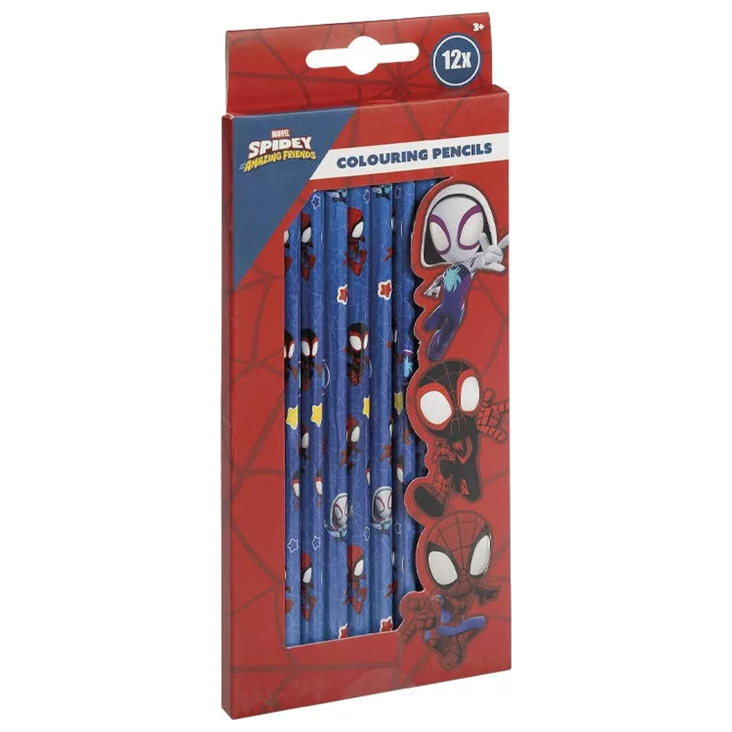Spider-Man Spidey Friends Buntstift Set 12 Stk. Produktfoto