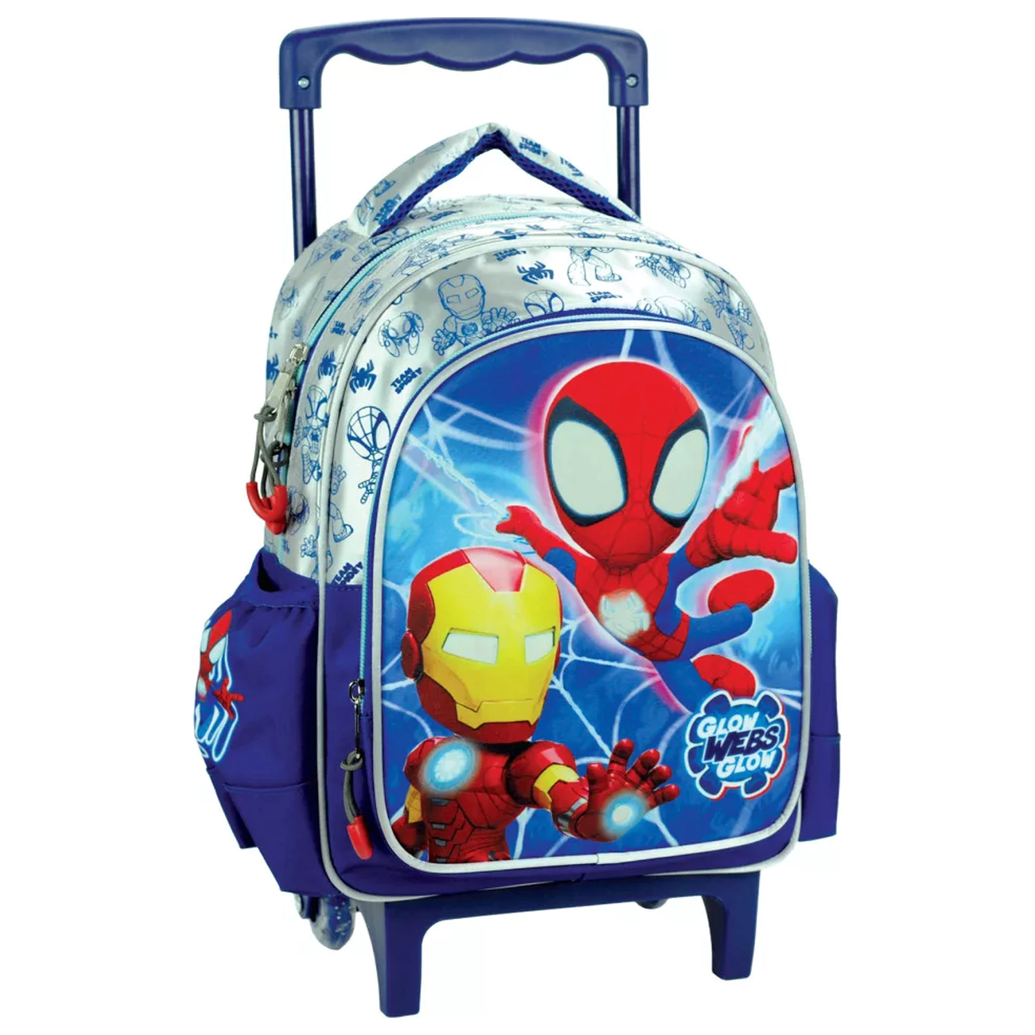Spider-Man Spidey Glow Rolling Vorschulrucksack, Tasche 30 cm Produktfoto