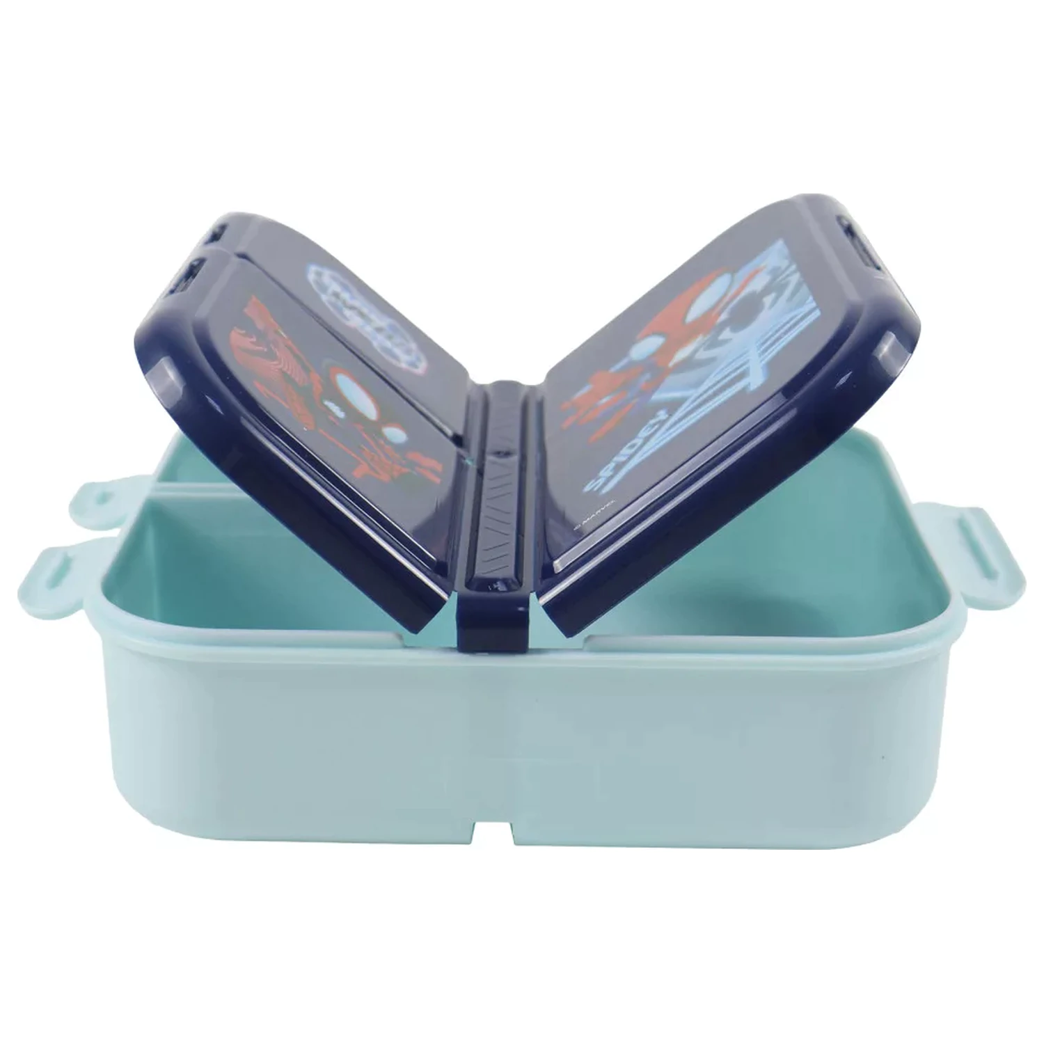 Spider-Man Spidey Glow Multi-Fach Lunch Box, Sandwich Box Produktfoto