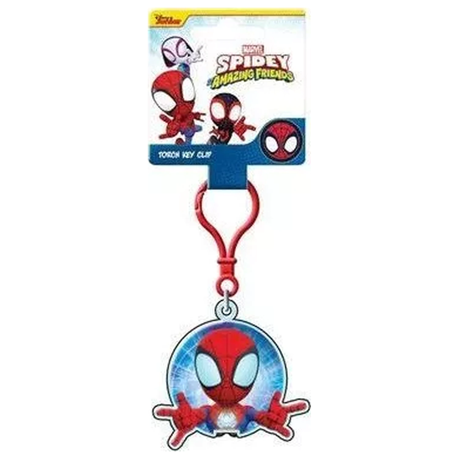 Spider-Man Spidey Glow Leuchtender Schlüsselanhänger Produktfoto