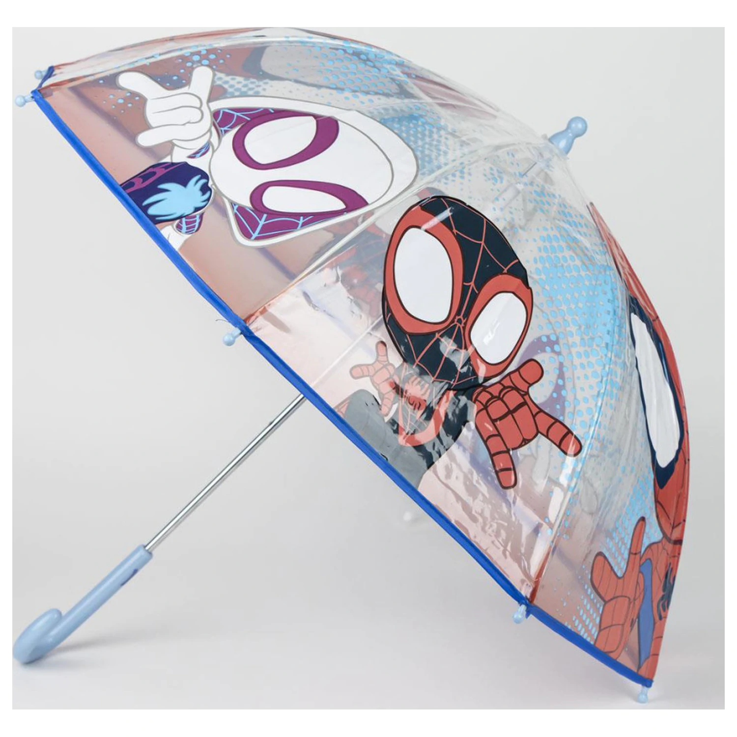 Spider-Man Spidey Kinder Transparenter Regenschirm Ø74 cm Produktfoto