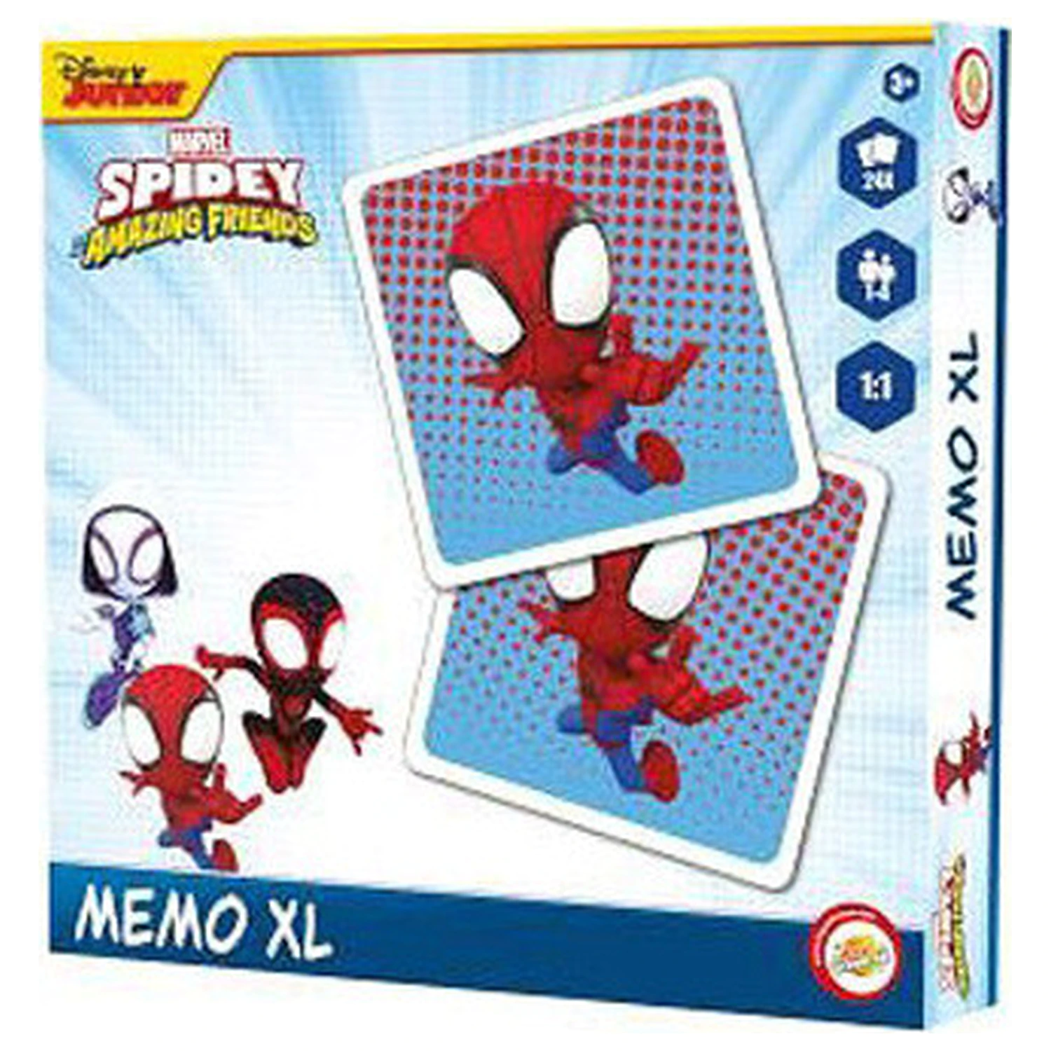 Spider-Man Spidey Memory Spiel XL 24 Teile Produktfoto