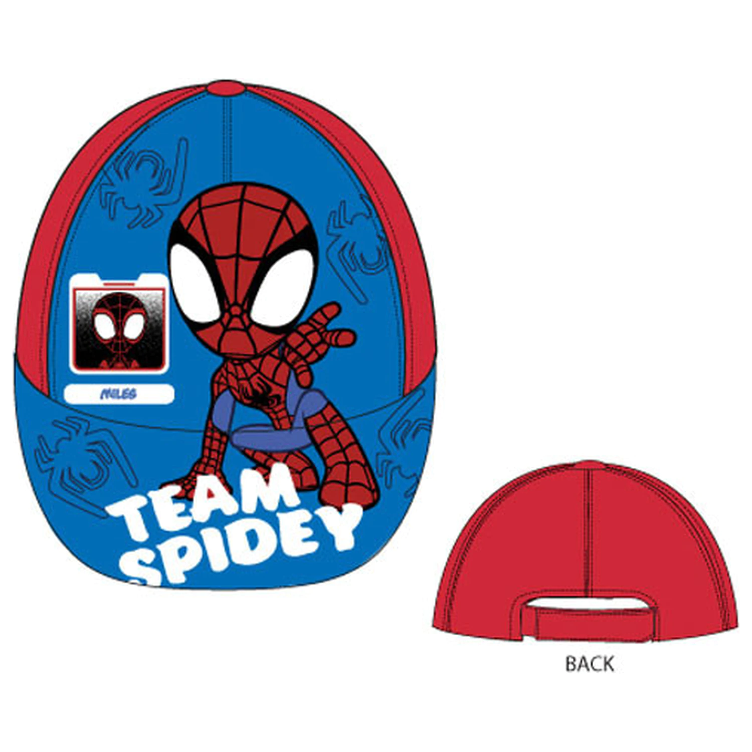Spider-Man Spidey rote Kinder Baseballkappe 54 cm Produktfoto