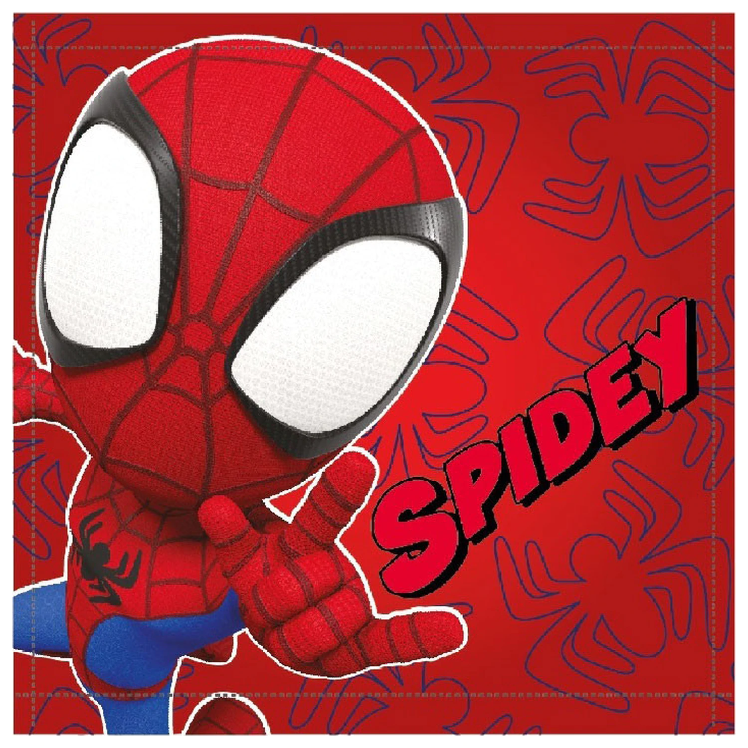 Spider-Man Spidey Rotes Handtuch, Gesichtstuch, Tuch 30x30cm Produktfoto