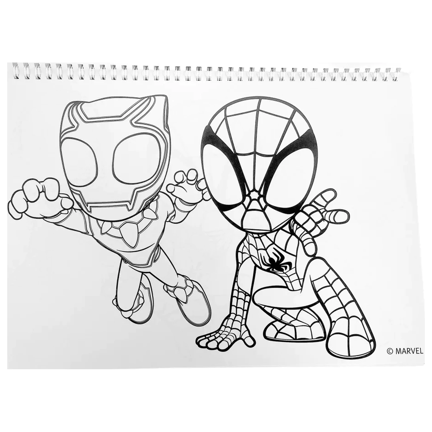 Spider-Man Spidey Web A/4 Spiral Skizzenbuch 40 Blätter mit Stickern Produktfoto