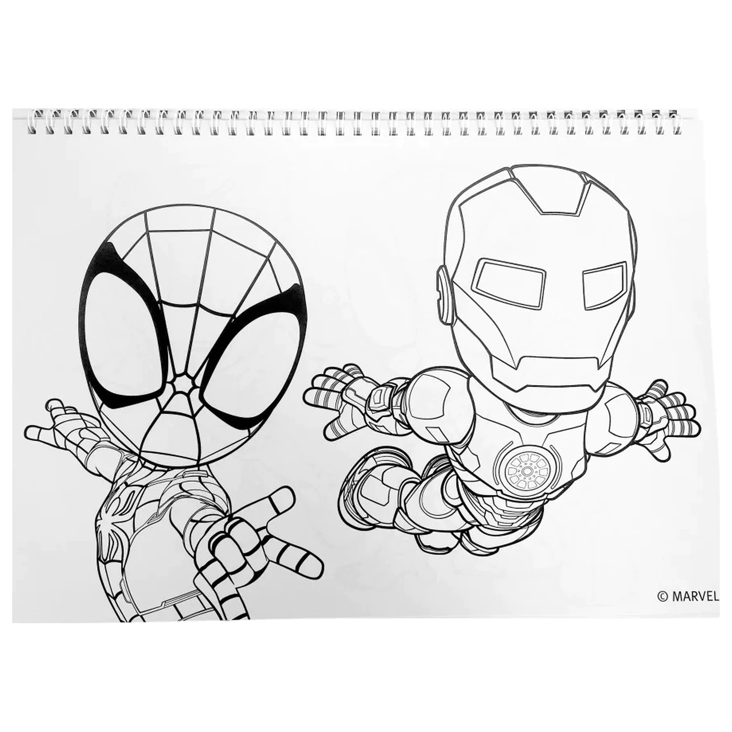 Spider-Man Spidey Web A/4 Spiral Skizzenbuch 40 Blätter mit Stickern Produktfoto