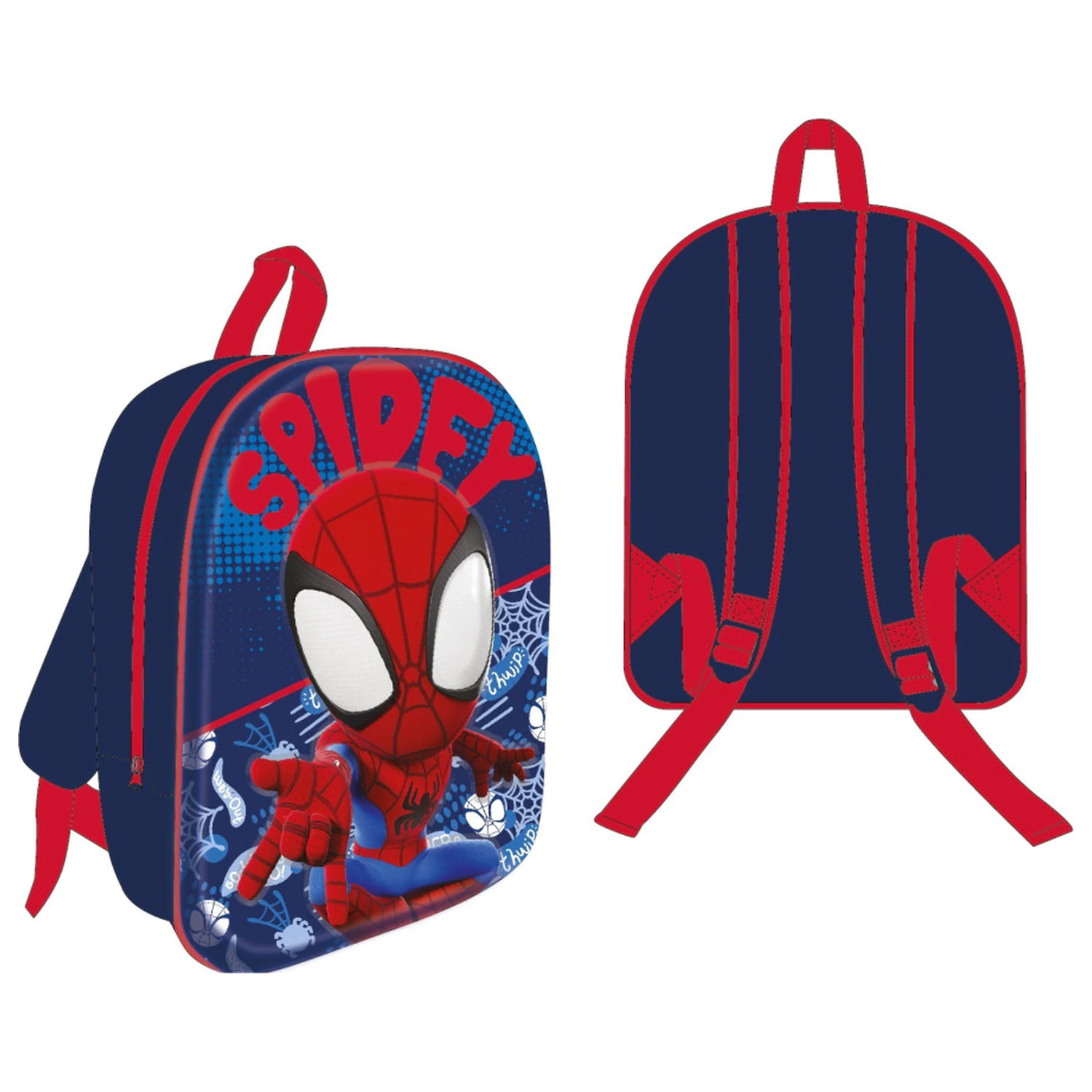 Spider-Man Spidey Web Out 3D Rucksack, Tasche 30 cm Produktfoto