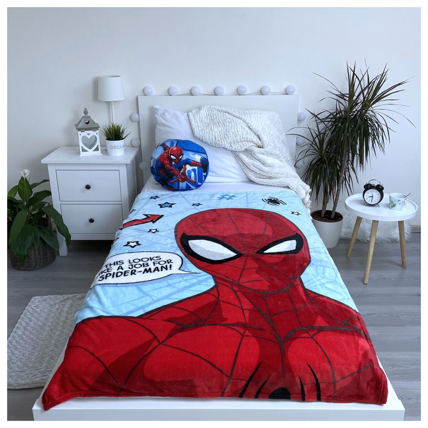 Spider-Man Star Microfleece Decke Produktfoto